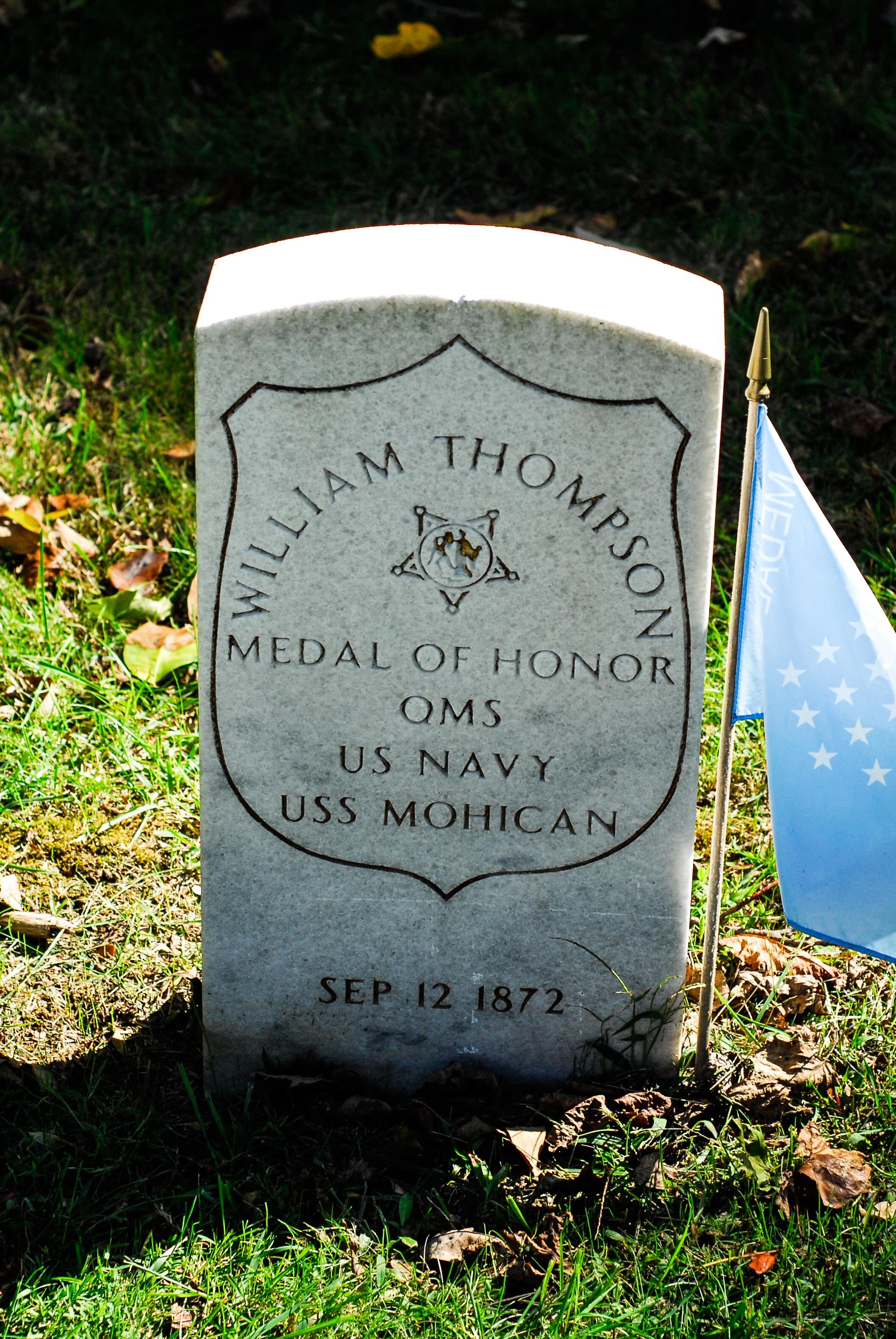 Gravesite marker image for william thompson
