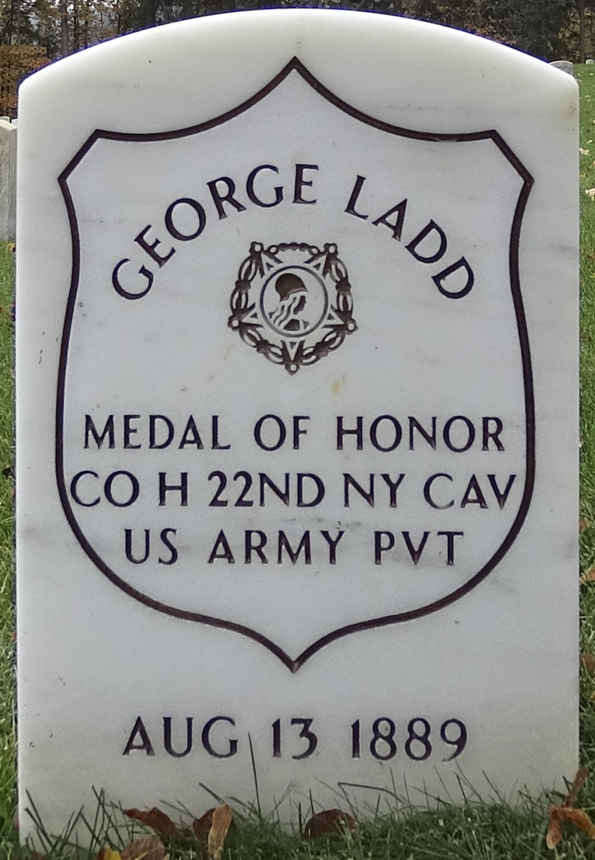 Gravesite marker image for george ladd