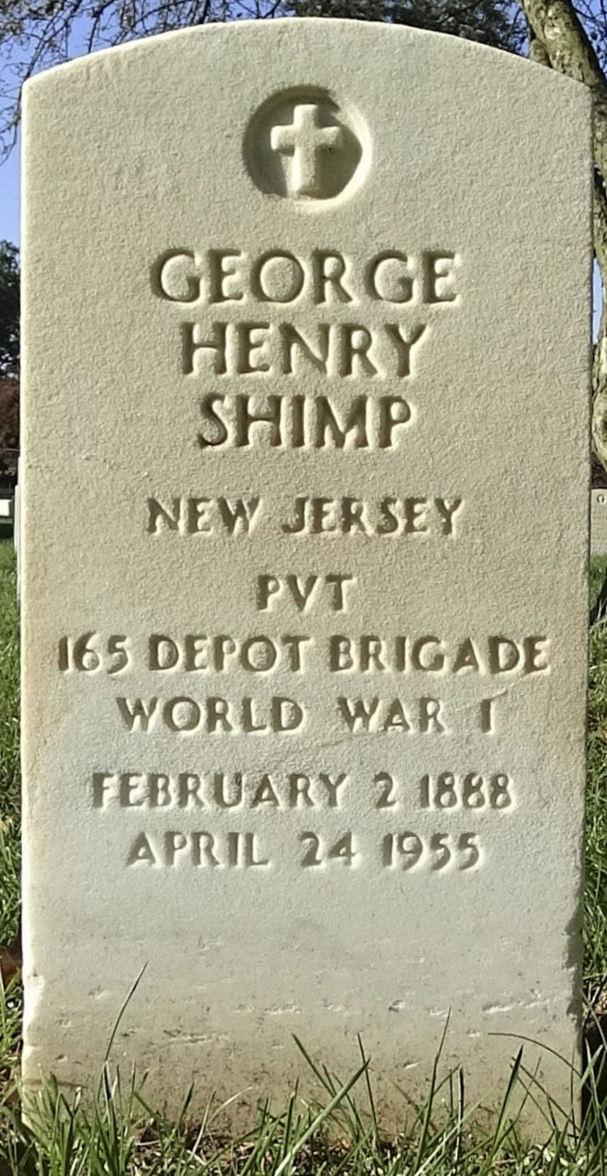 Gravesite marker image for george henry shimp