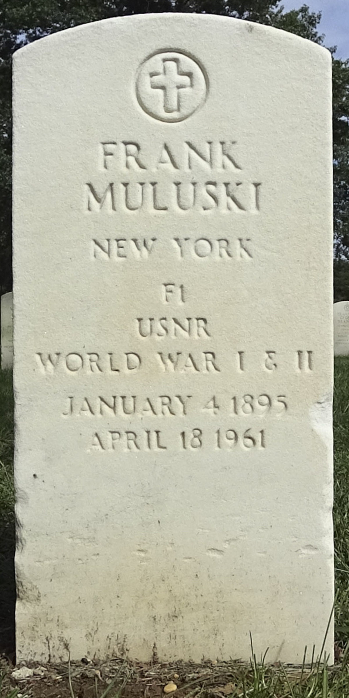 Gravesite marker image for frank muluski