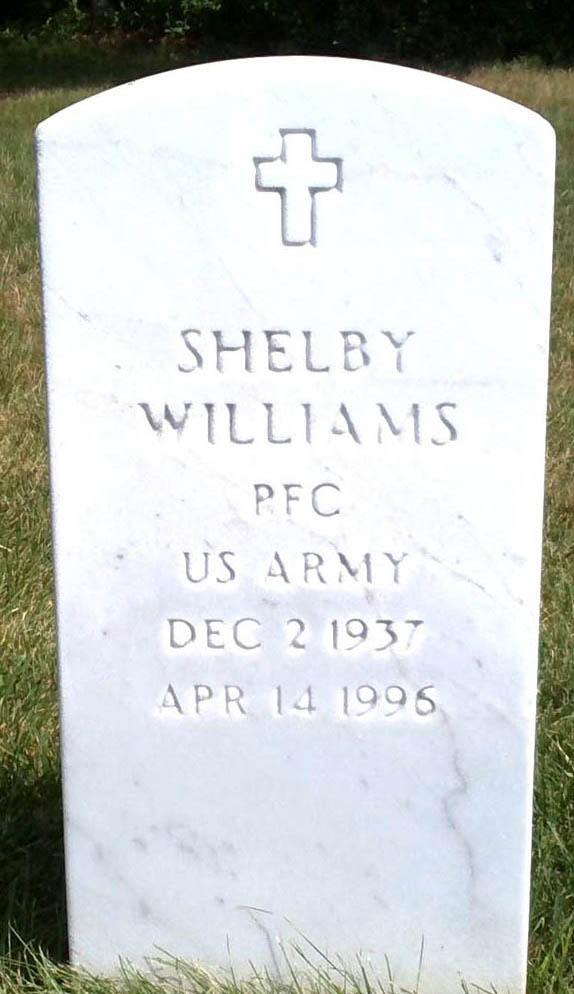 Gravesite marker image for shelby williams