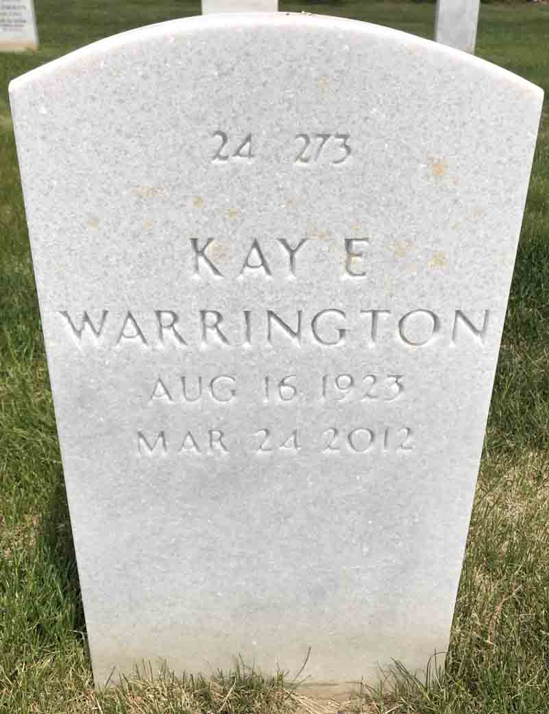 Gravesite marker image for howard l warrington