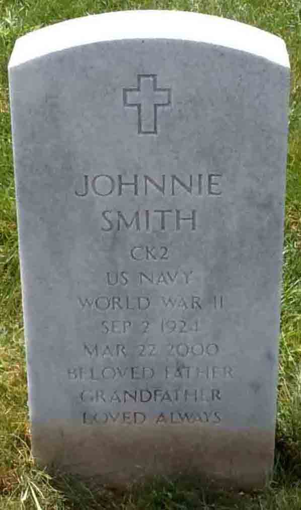 Gravesite marker image for johnnie smith