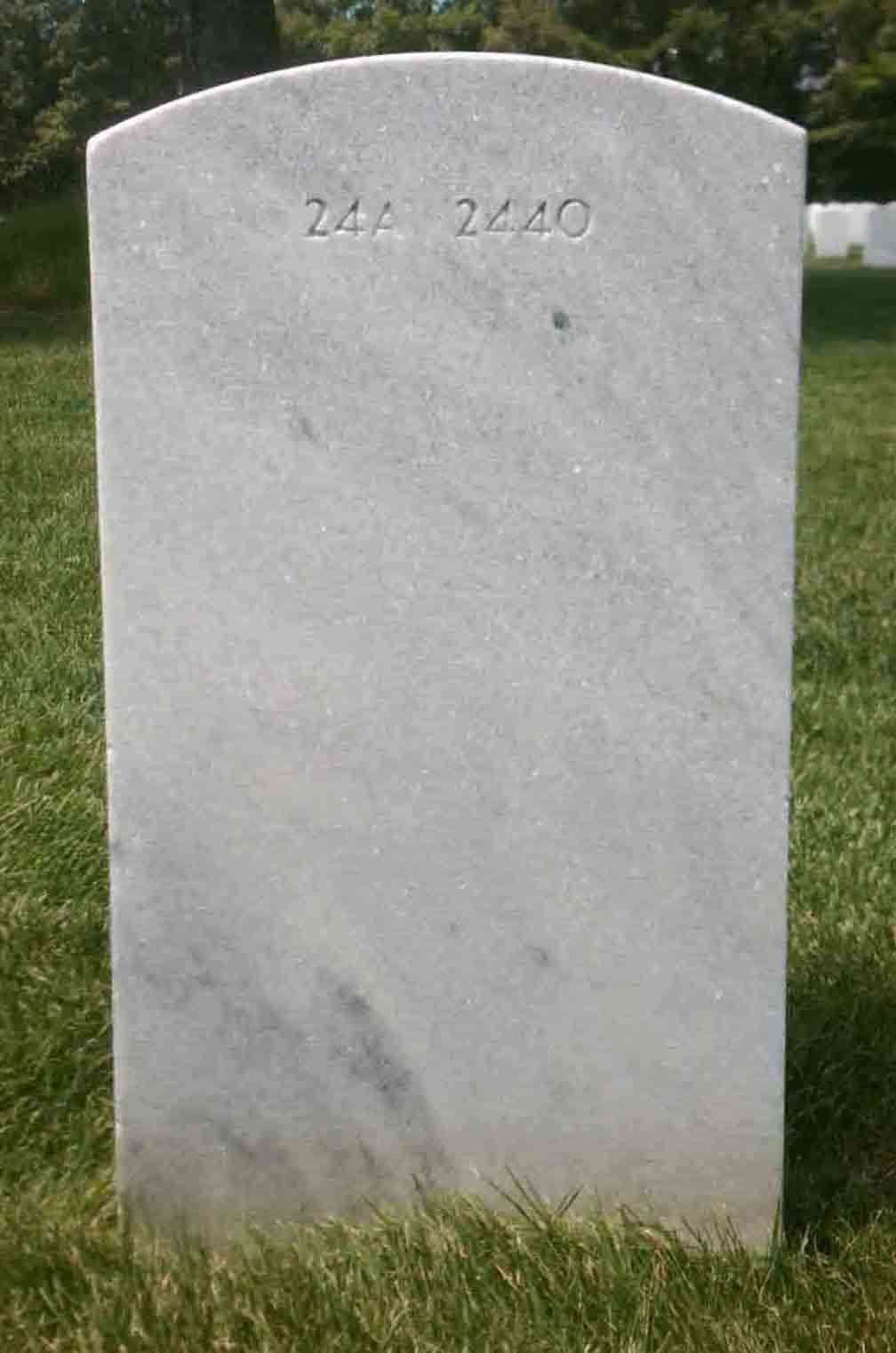 Gravesite marker image for preston washington