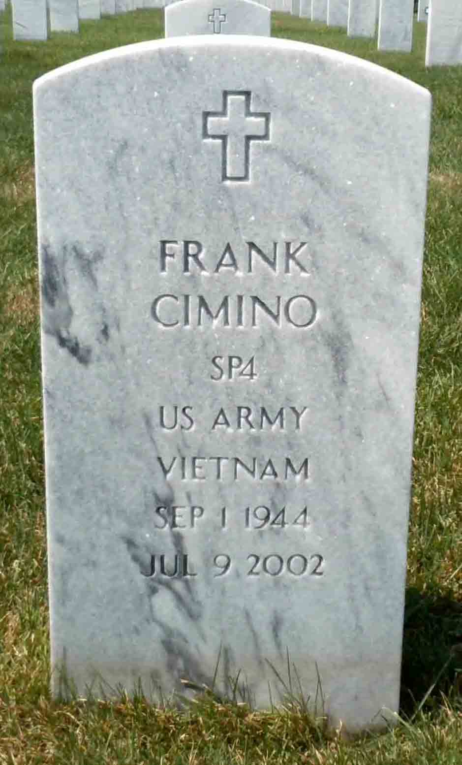 Gravesite marker image for frank cimino