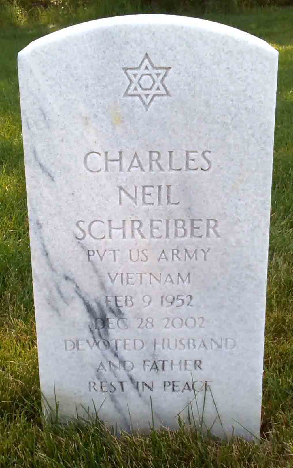 Gravesite marker image for charles neil schreiber