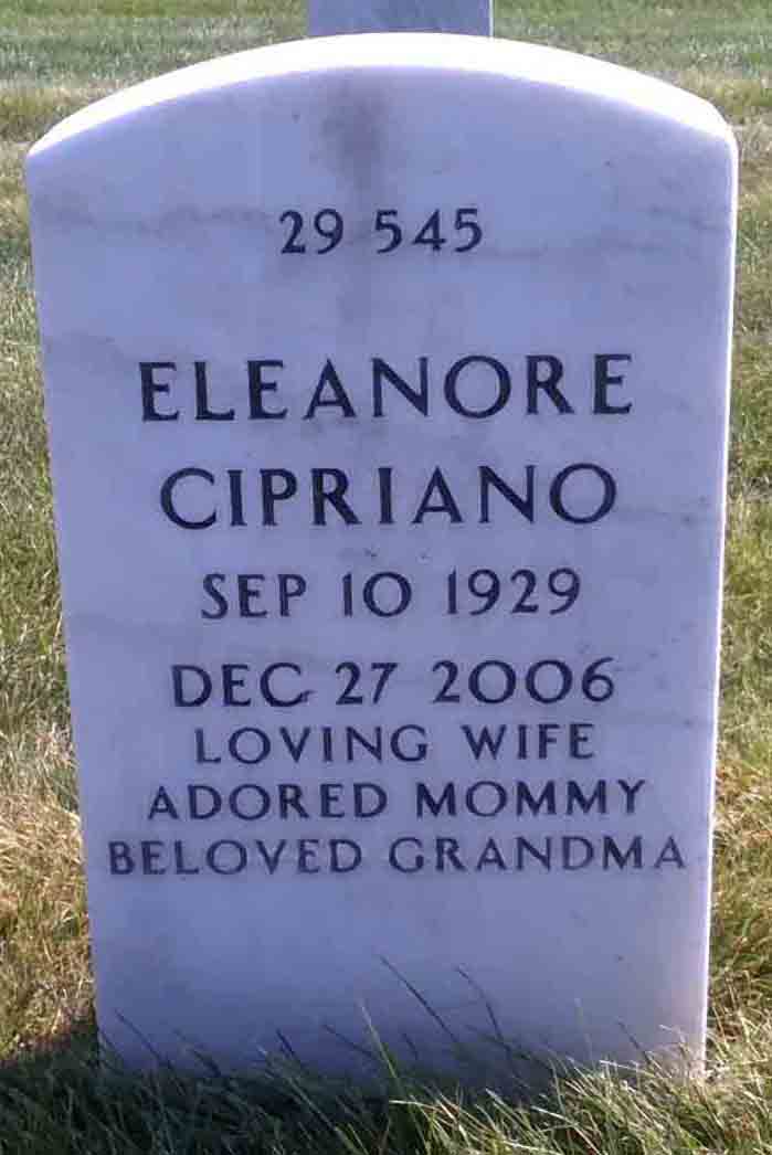Gravesite marker image for anthony cipriano