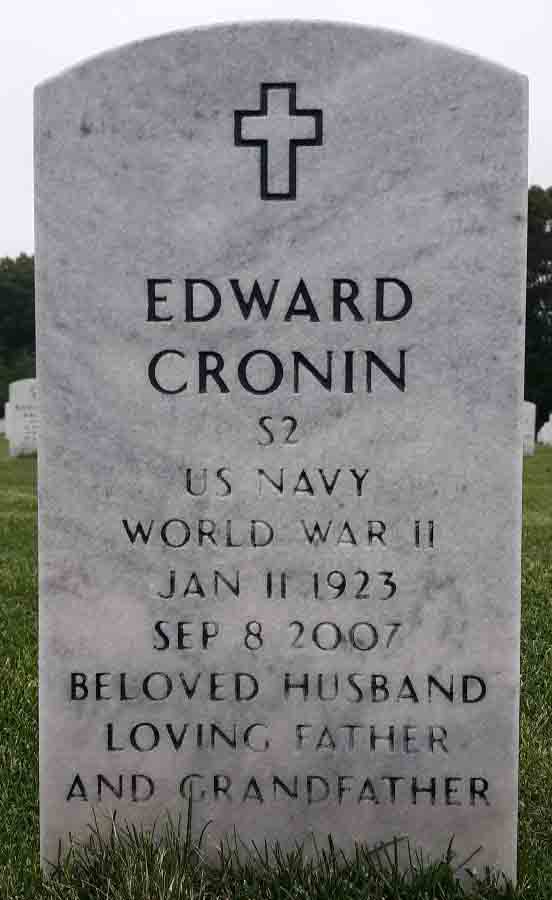 Gravesite marker image for edward cronin