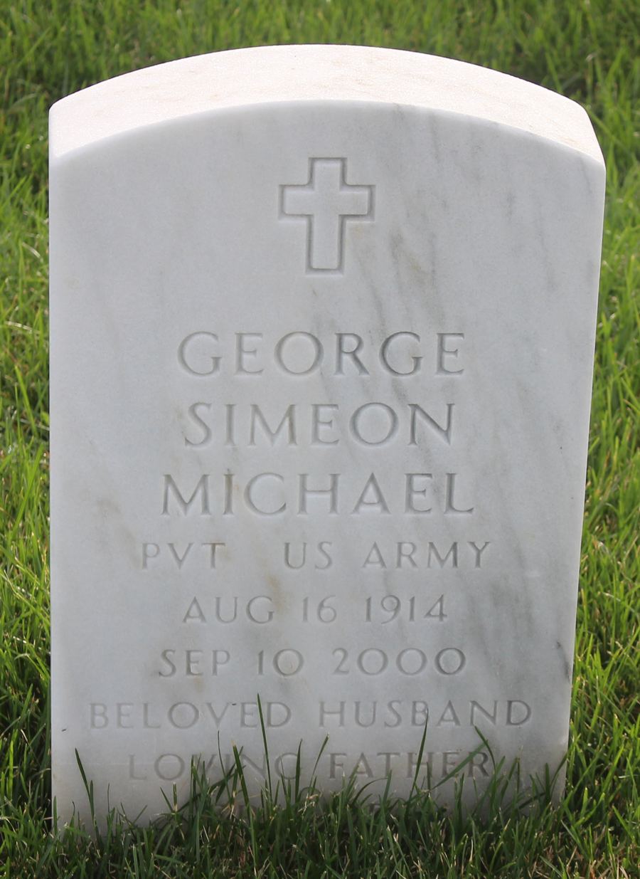 Gravesite marker image for george simeon michael