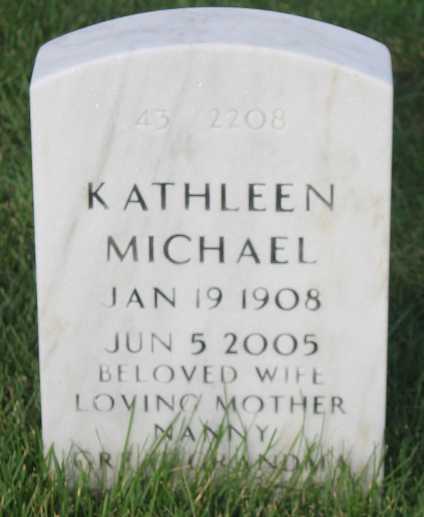 Gravesite marker image for george simeon michael