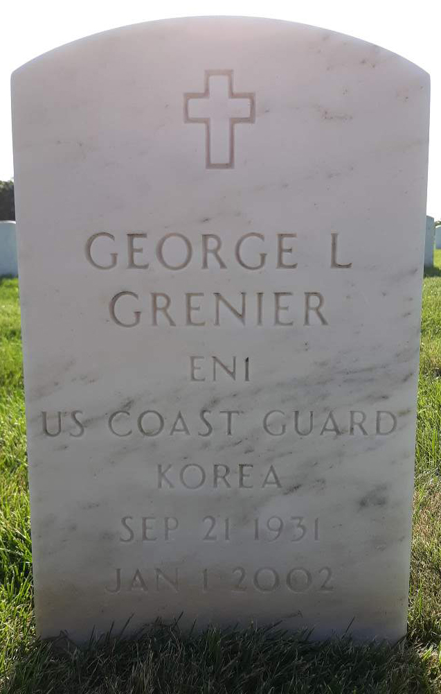 Gravesite marker image for george l grenier