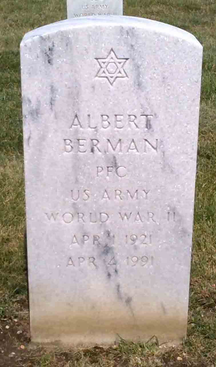 Gravesite marker image for albert berman