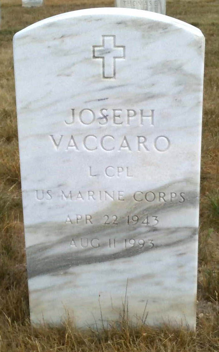 Gravesite marker image for joseph vaccaro