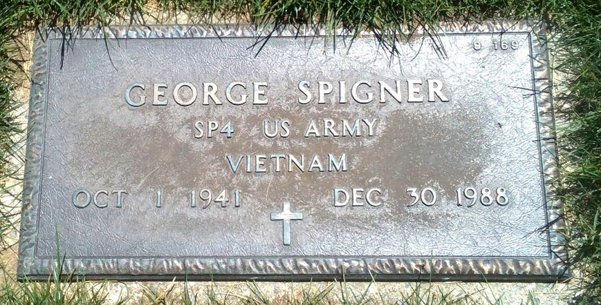Gravesite marker image for george spigner