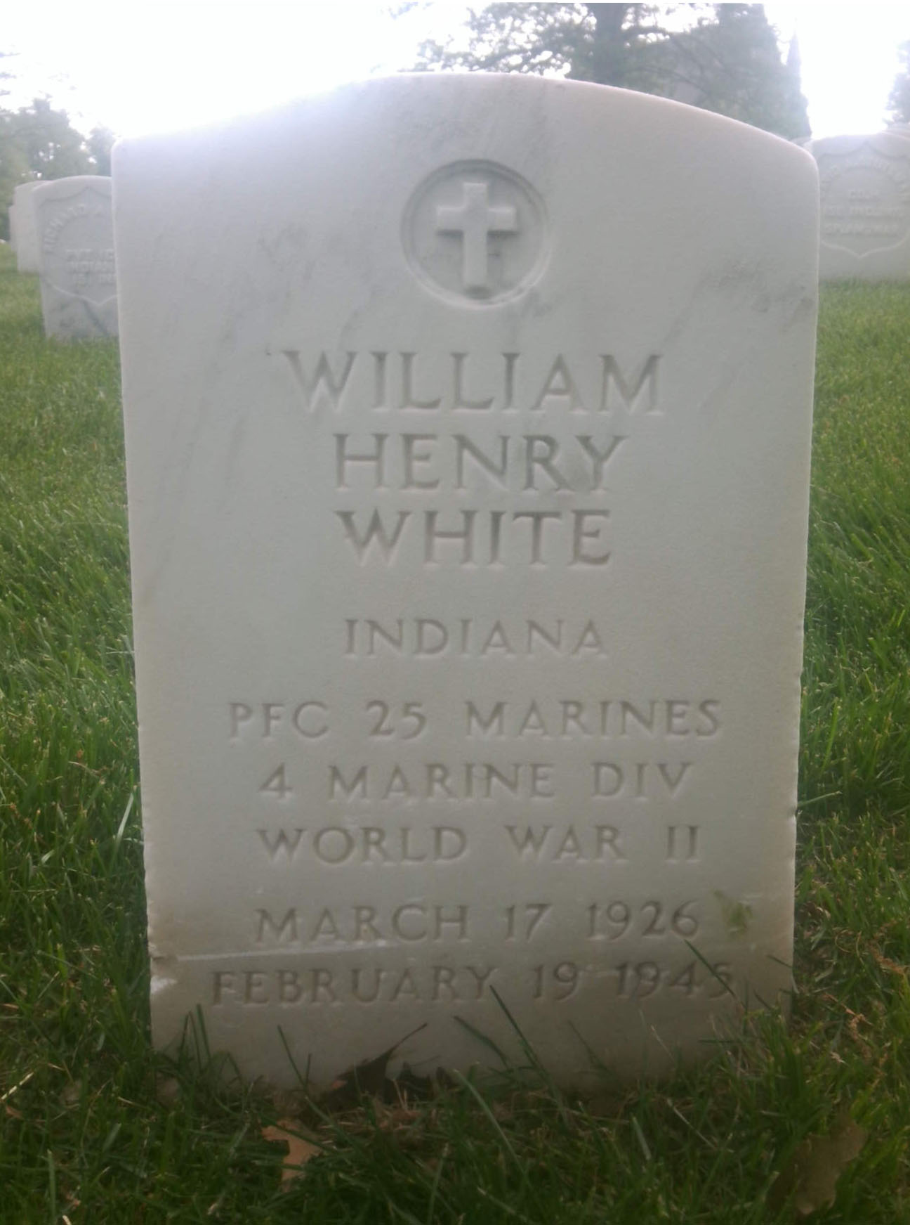 Gravesite marker image for william henry white