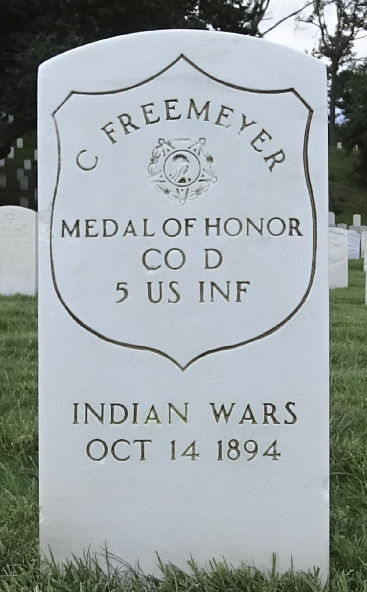 Gravesite marker image for c freemeyer