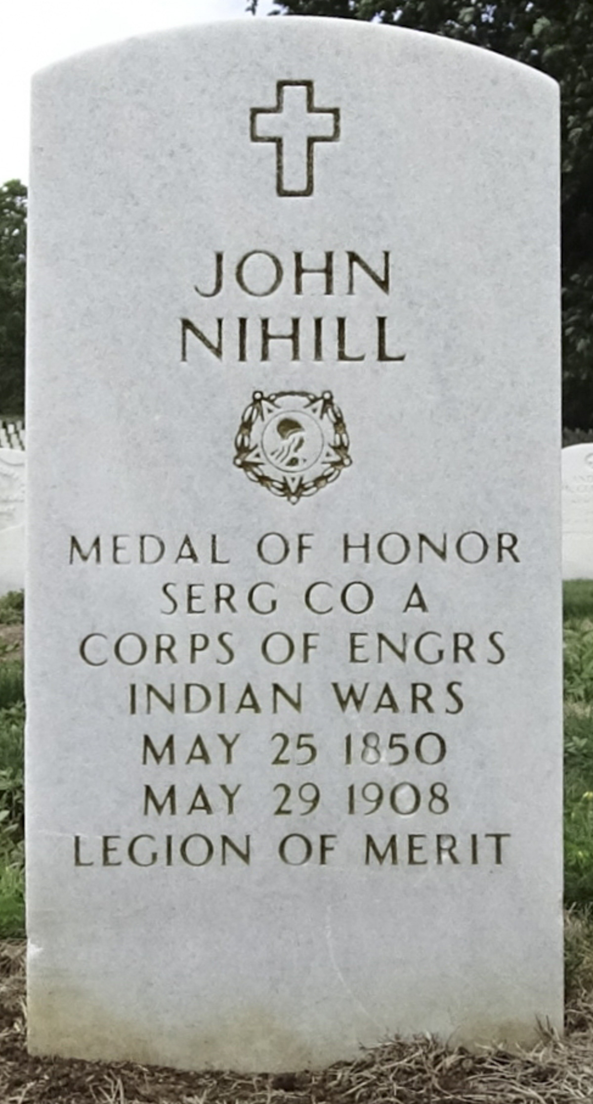 Gravesite marker image for john nihill
