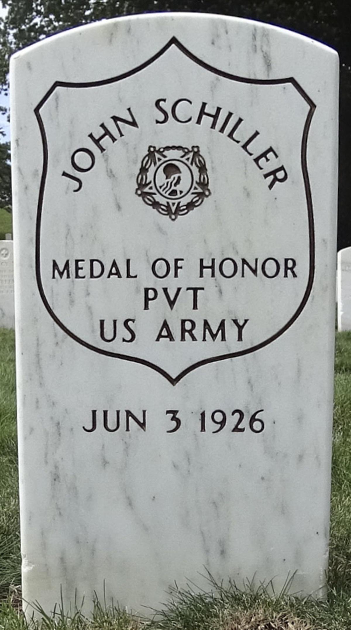 Gravesite marker image for john schiller