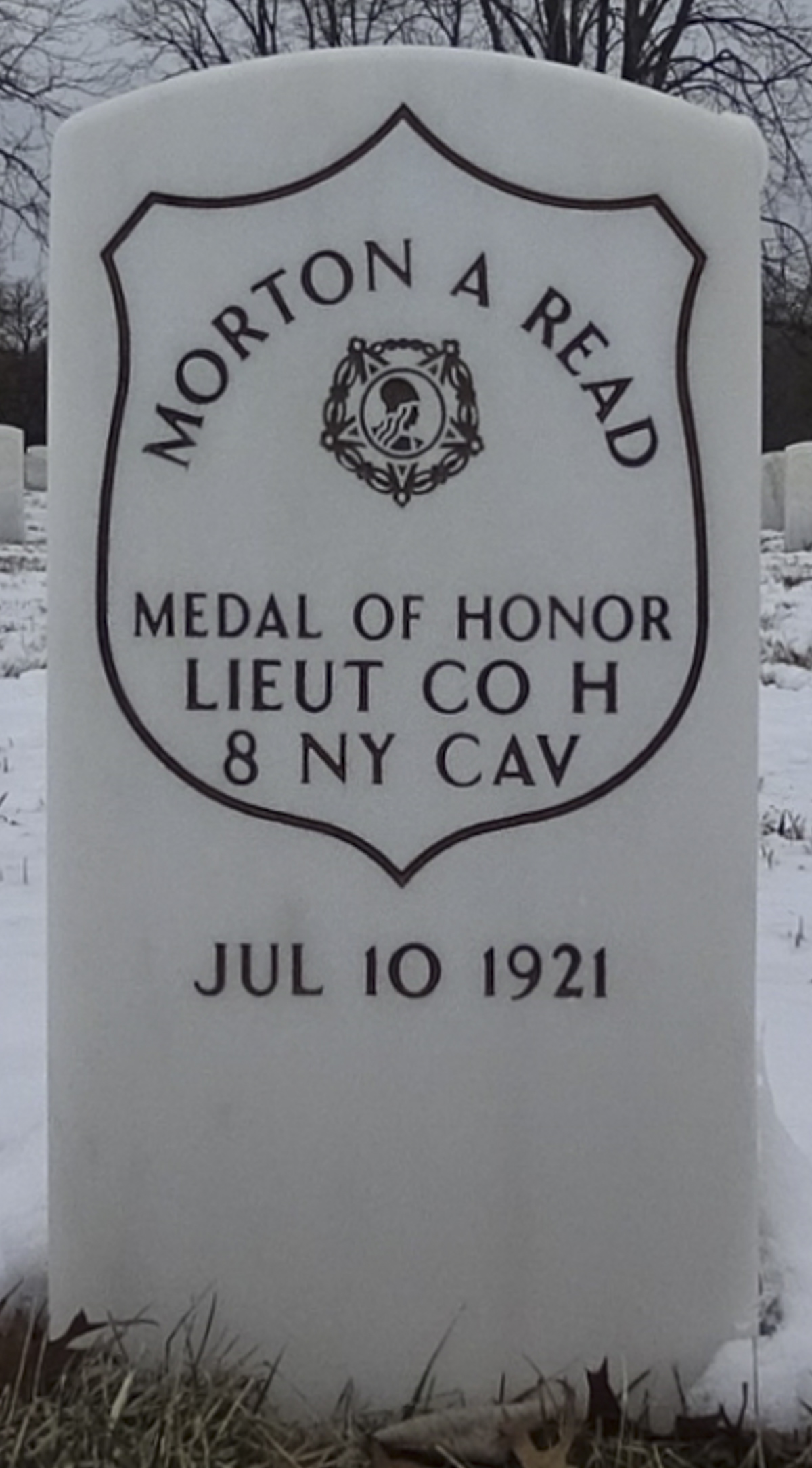 Gravesite marker image for morton a read