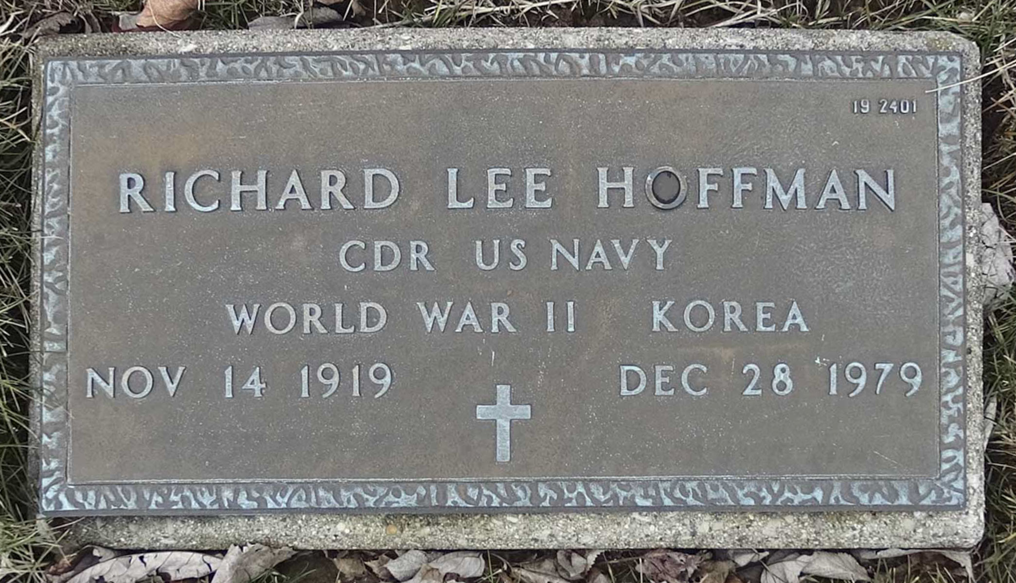 Gravesite marker image for richard lee hoffman