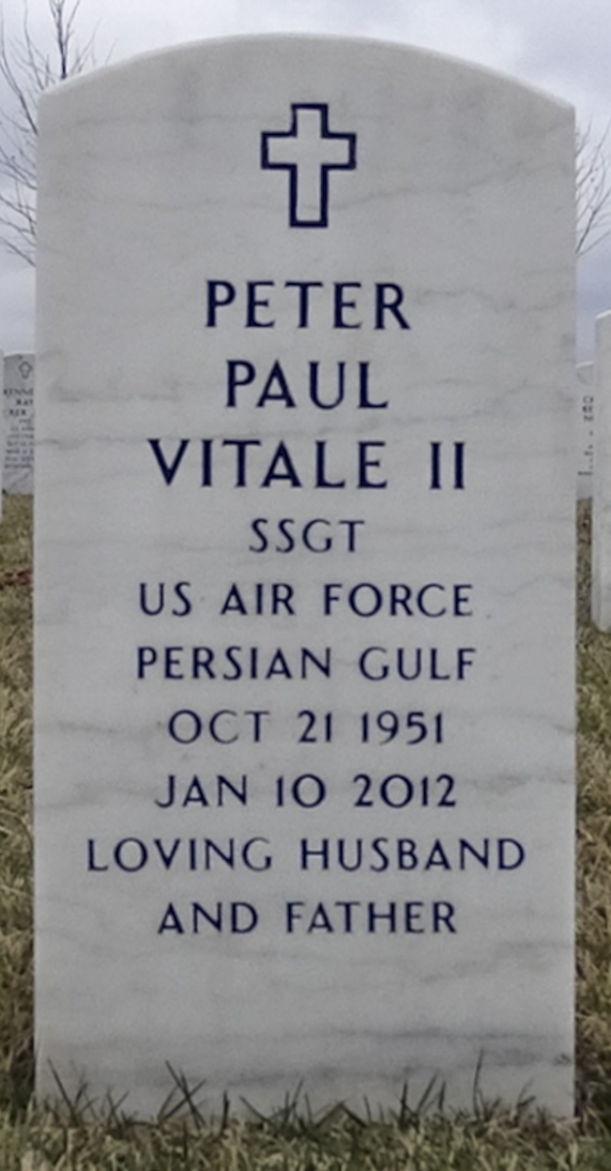 Gravesite marker image for peter paul vitale ii