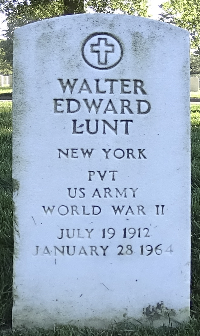 Gravesite marker image for walter edward lunt