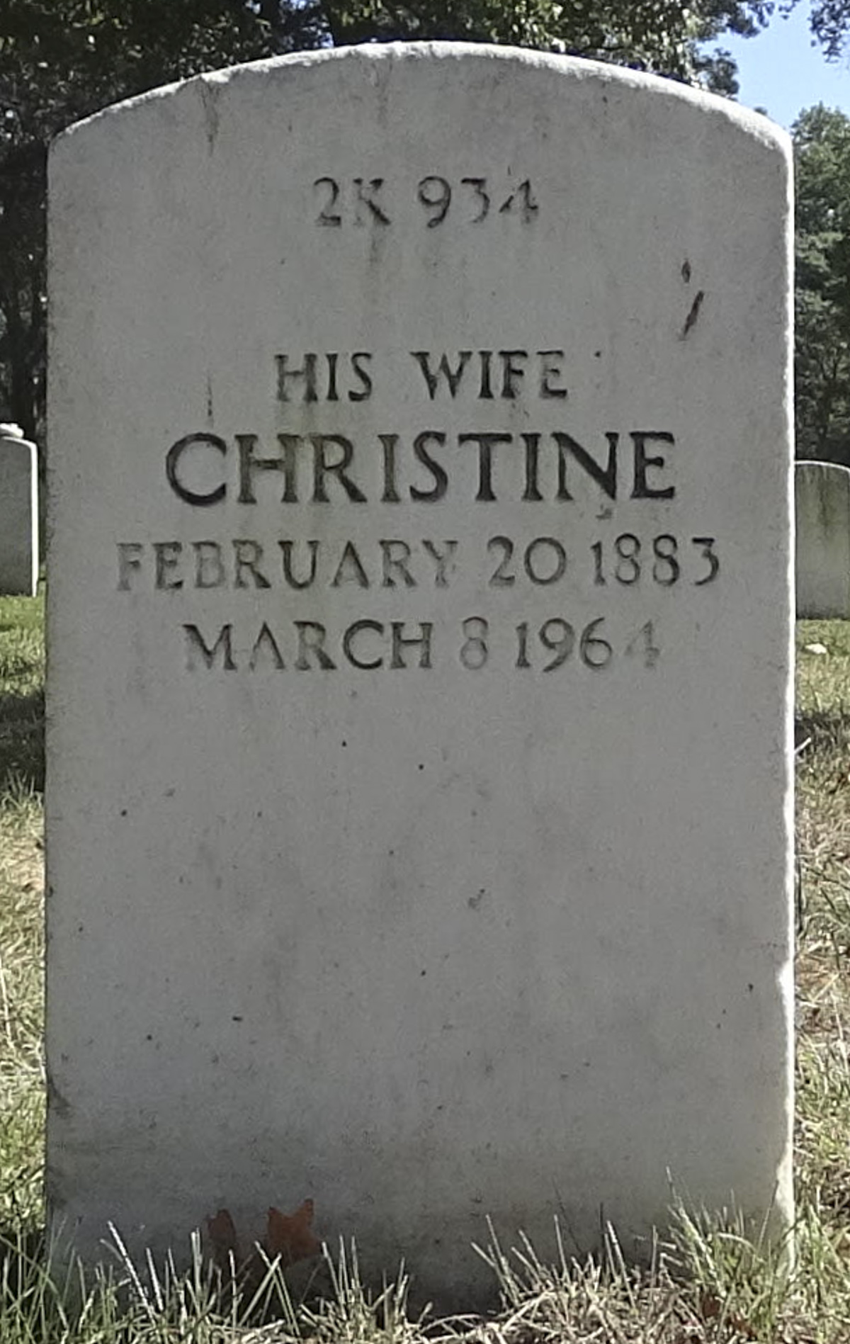 Gravesite marker image for george hansen