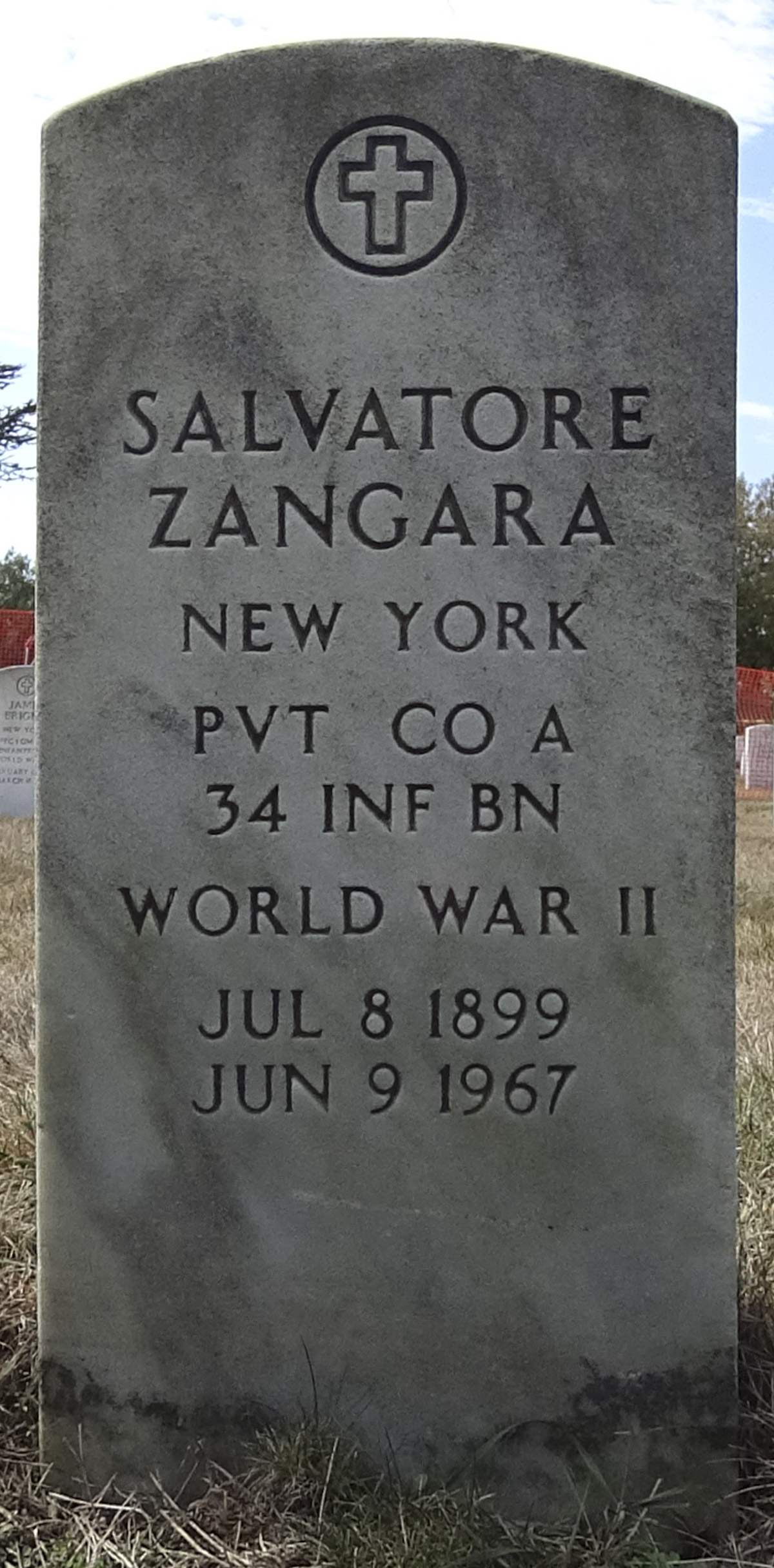Gravesite marker image for salvatore zangara