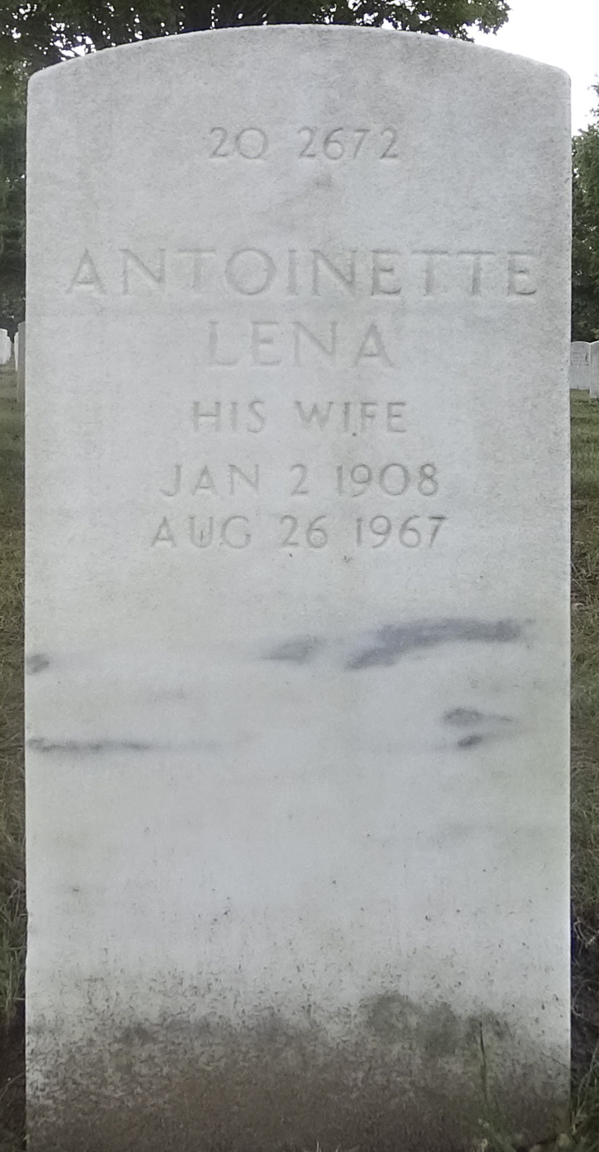 Gravesite marker image for vincent f manzo