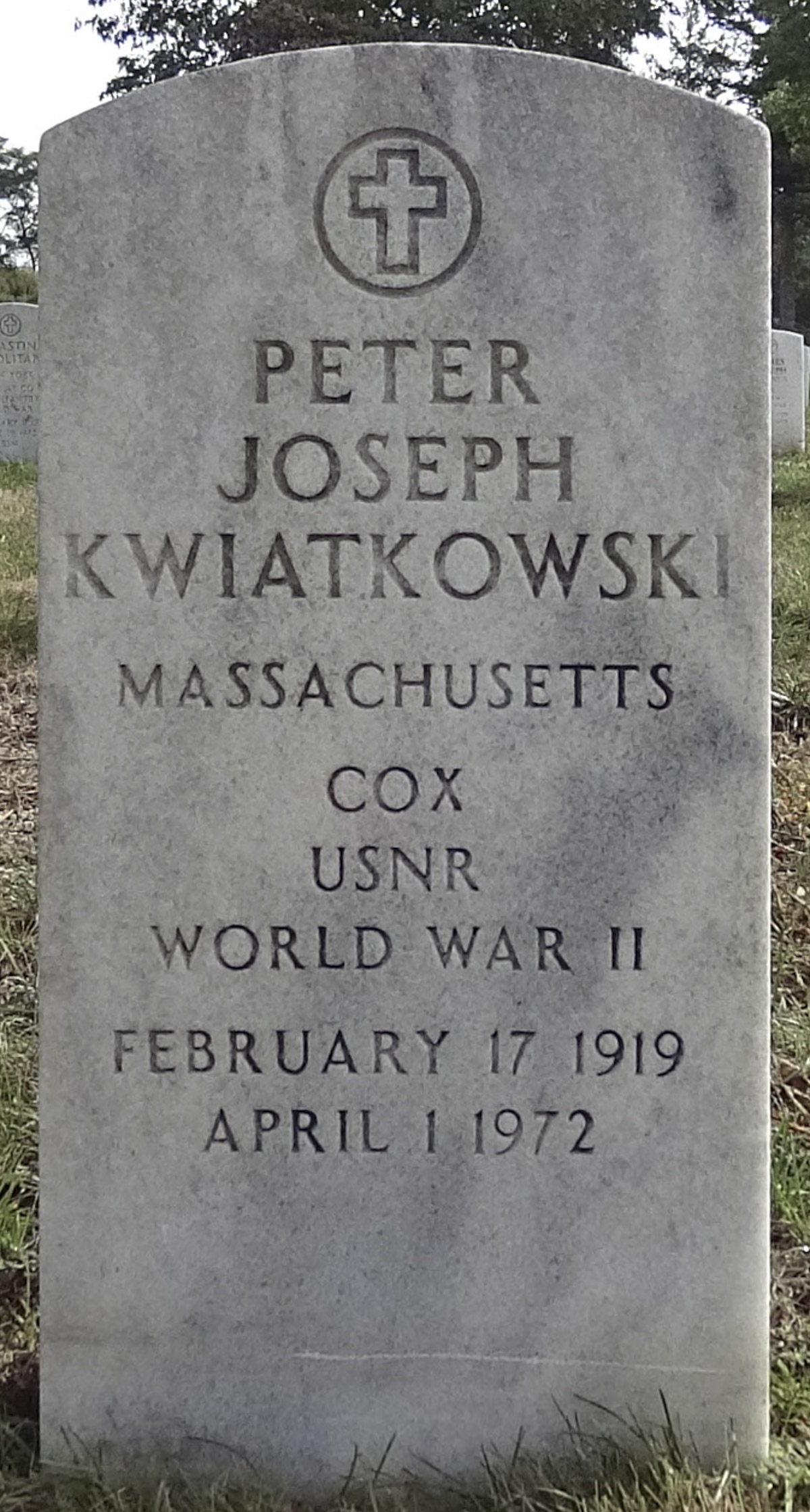Gravesite marker image for peter joseph kwiatkowski