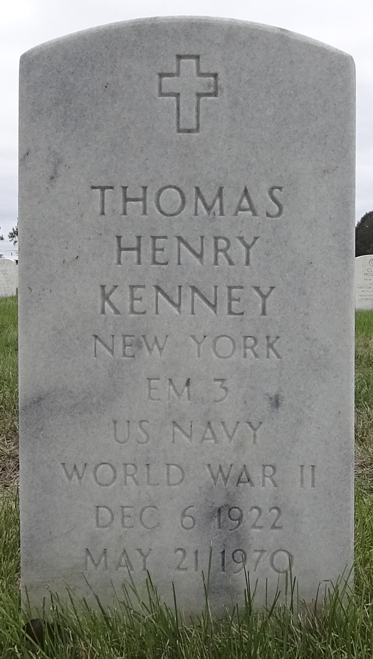 Gravesite marker image for thomas henry kenney