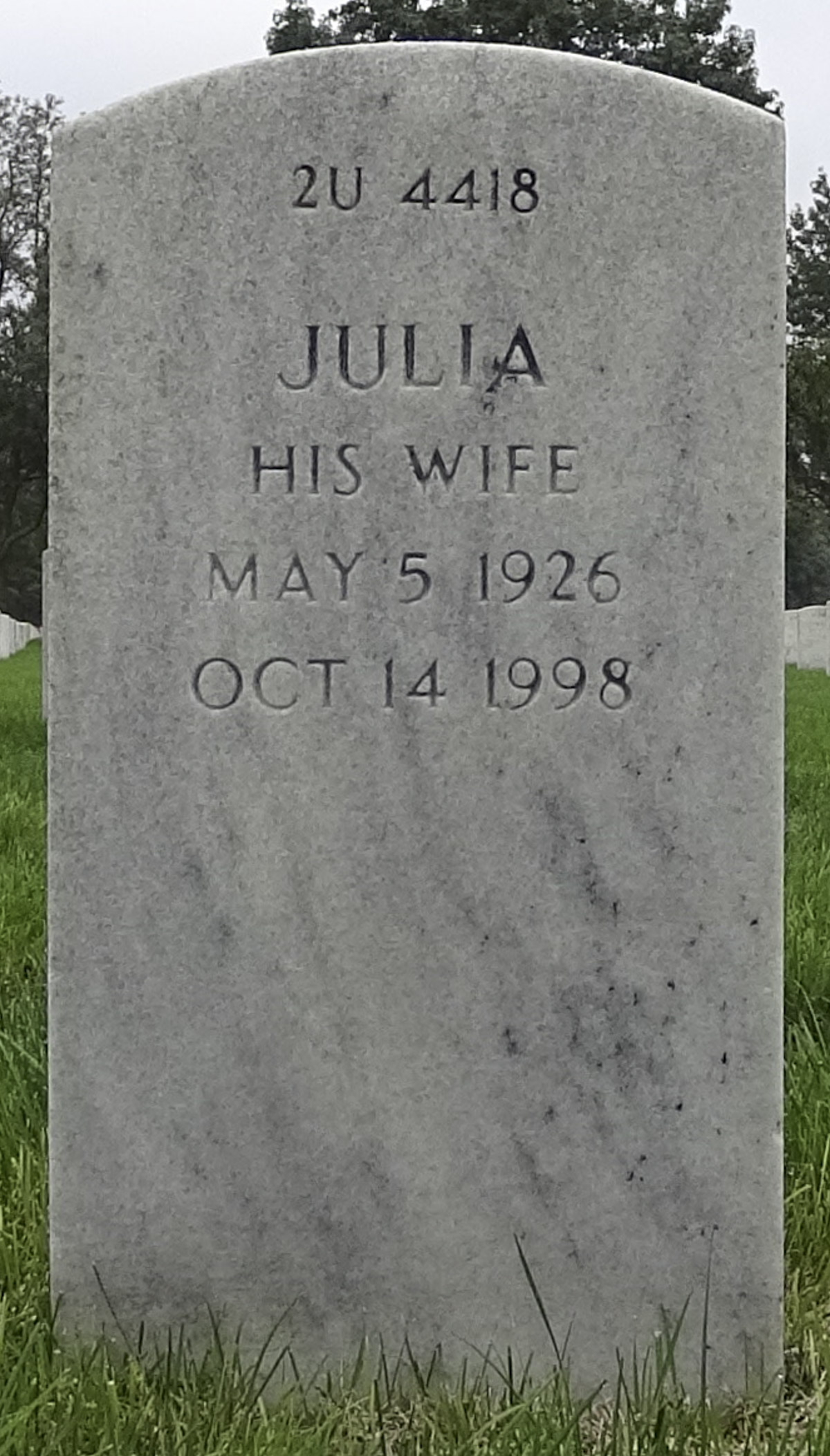 Gravesite marker image for eugene g mcgrath