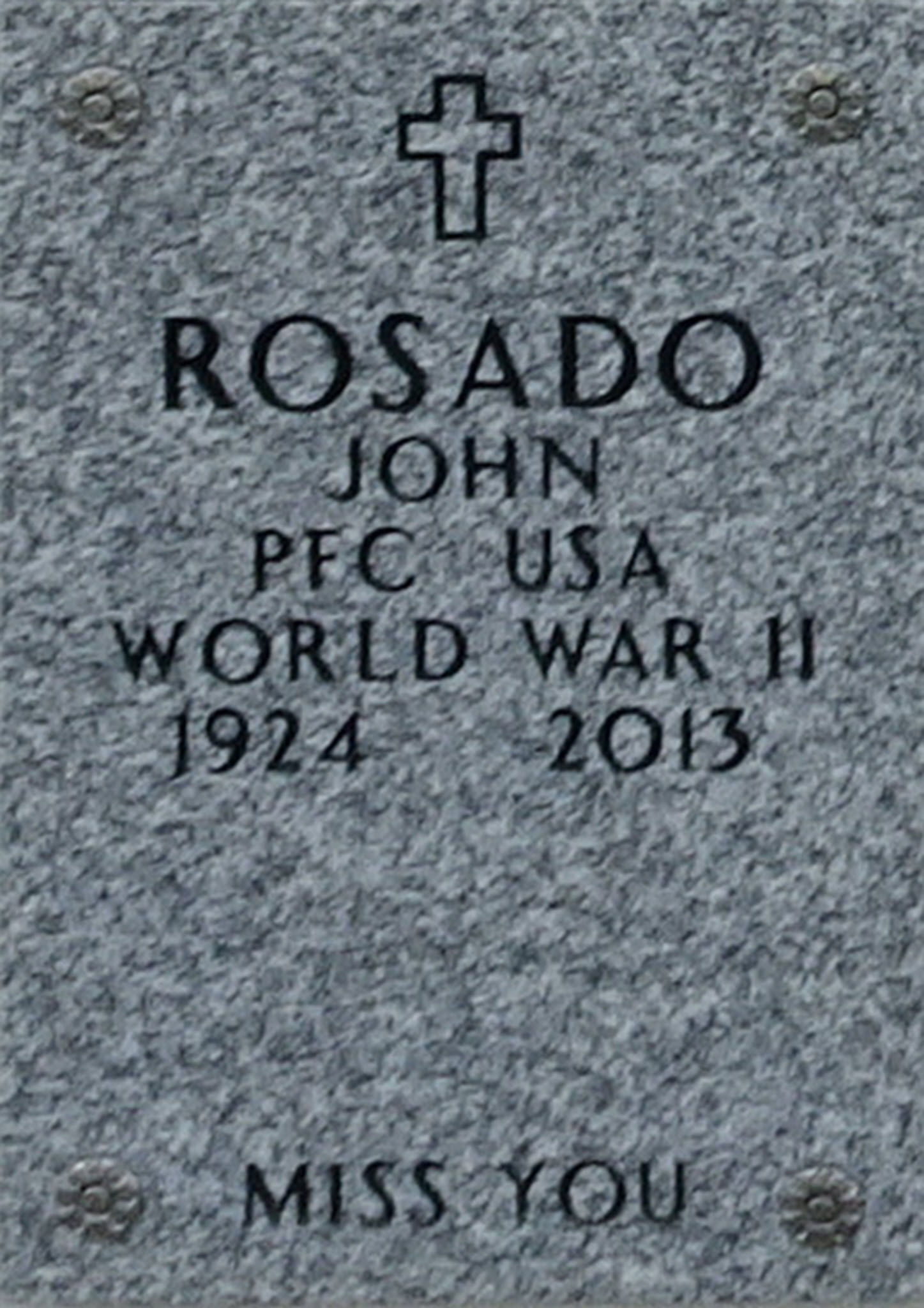 Gravesite marker image for john rosado