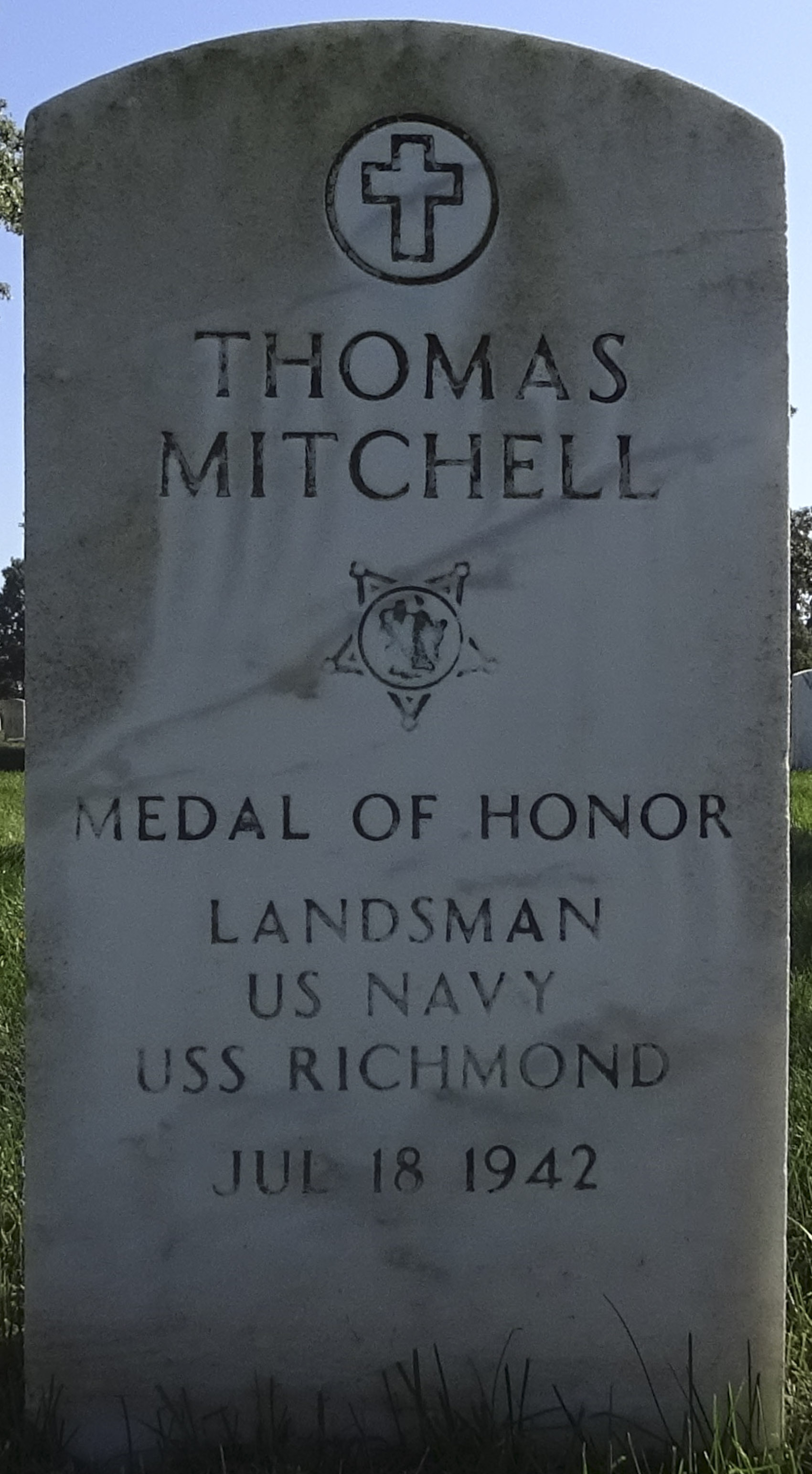 Gravesite marker image for thomas mitchell