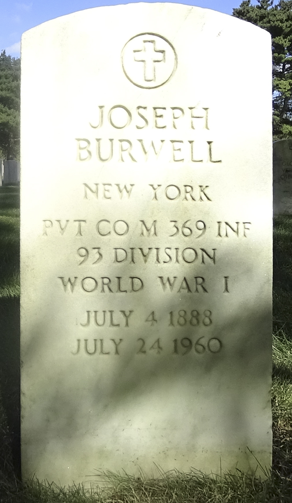 Gravesite marker image for joseph burwell