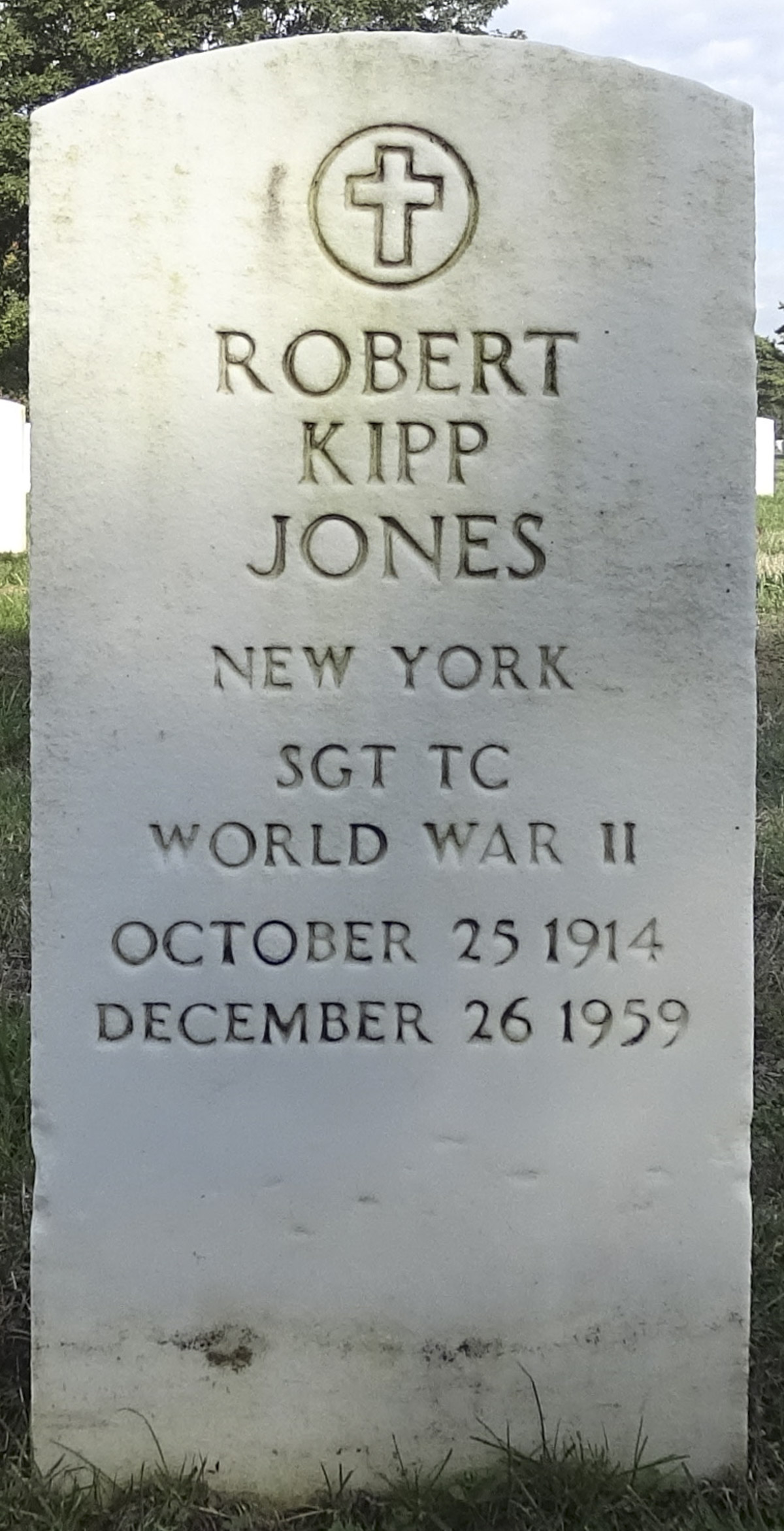 Gravesite marker image for robert kipp jones