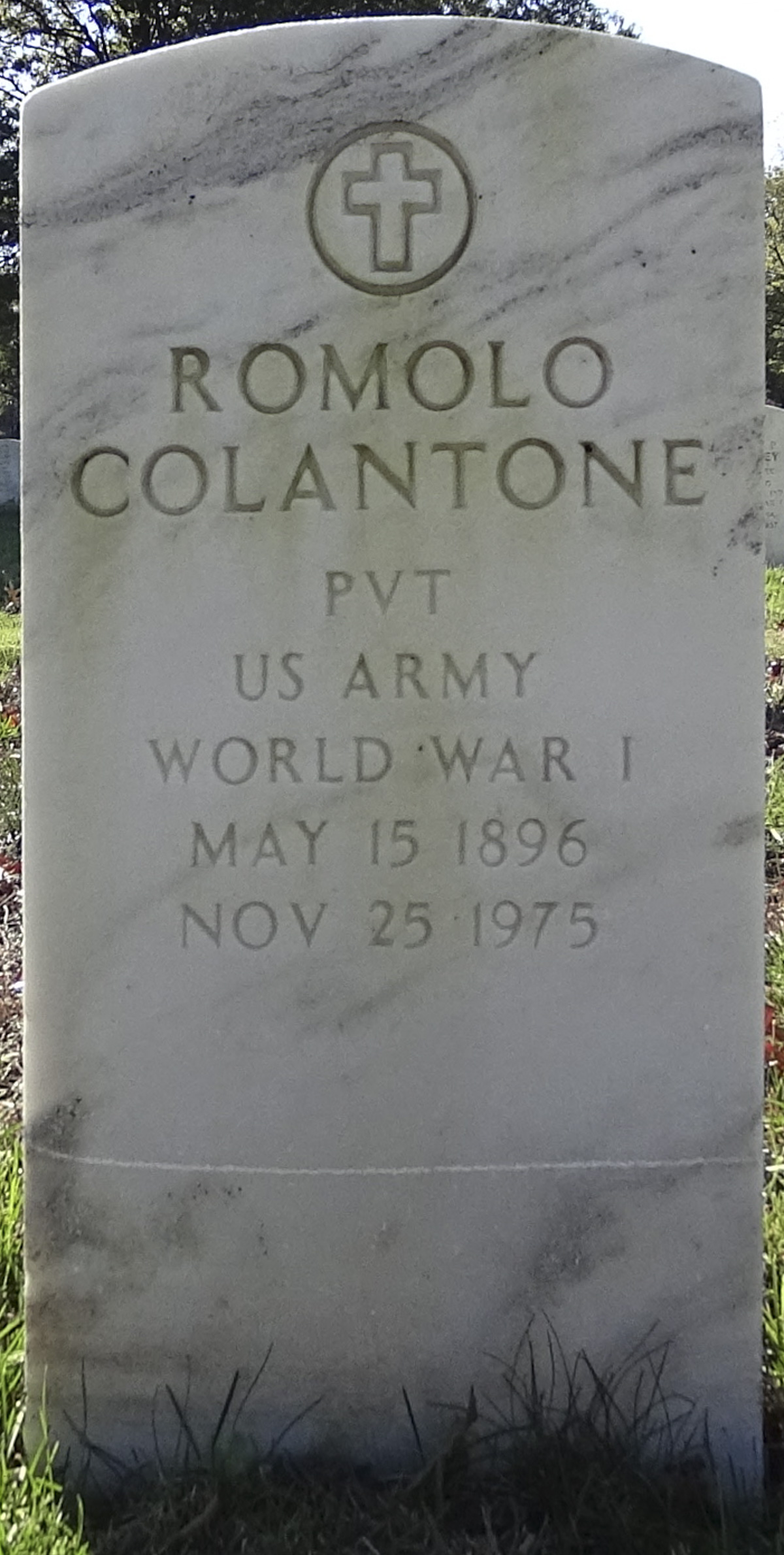 Gravesite marker image for romolo colantone
