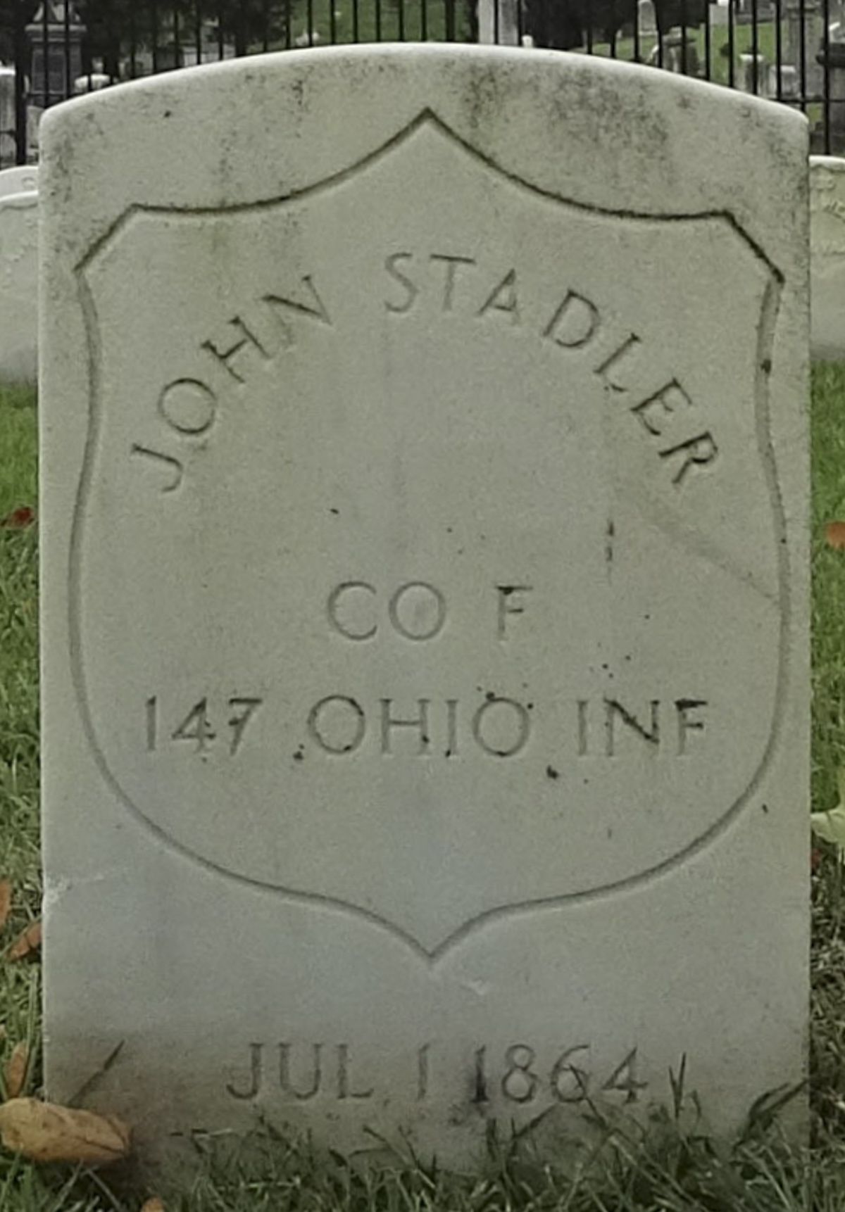 Gravesite marker image for john stadler