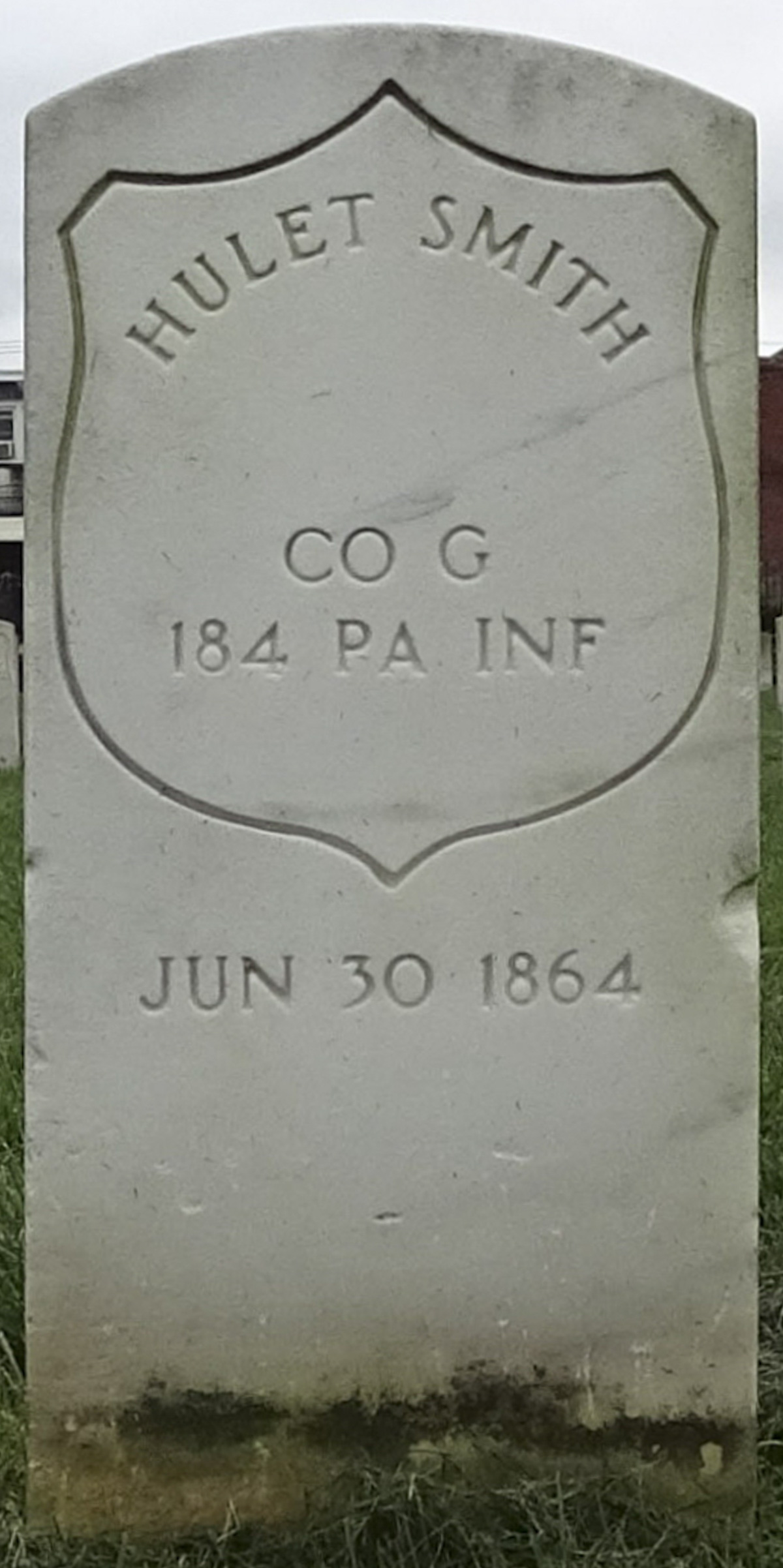 Gravesite marker image for hulet smith