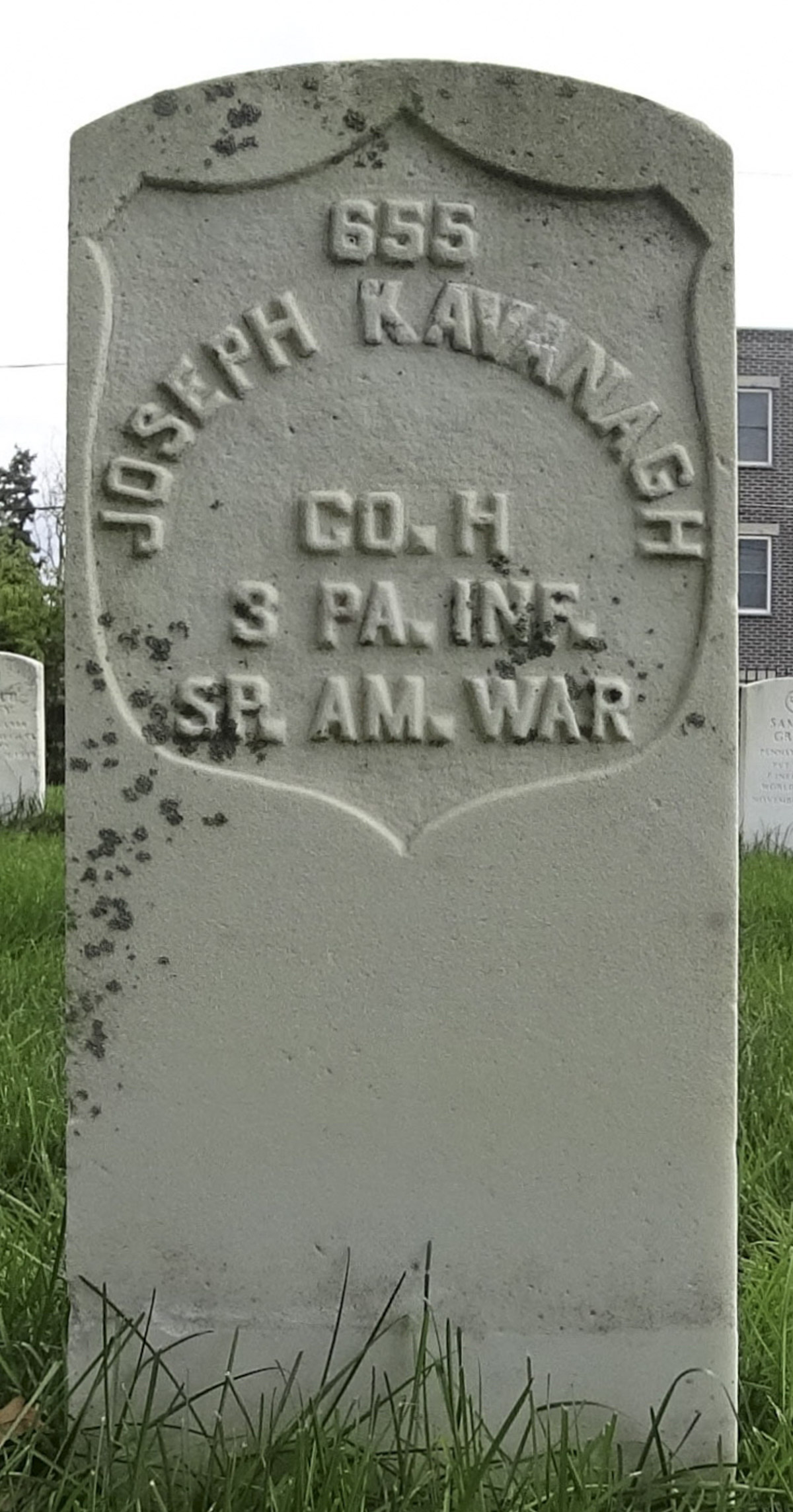 Gravesite marker image for joseph kavanagh