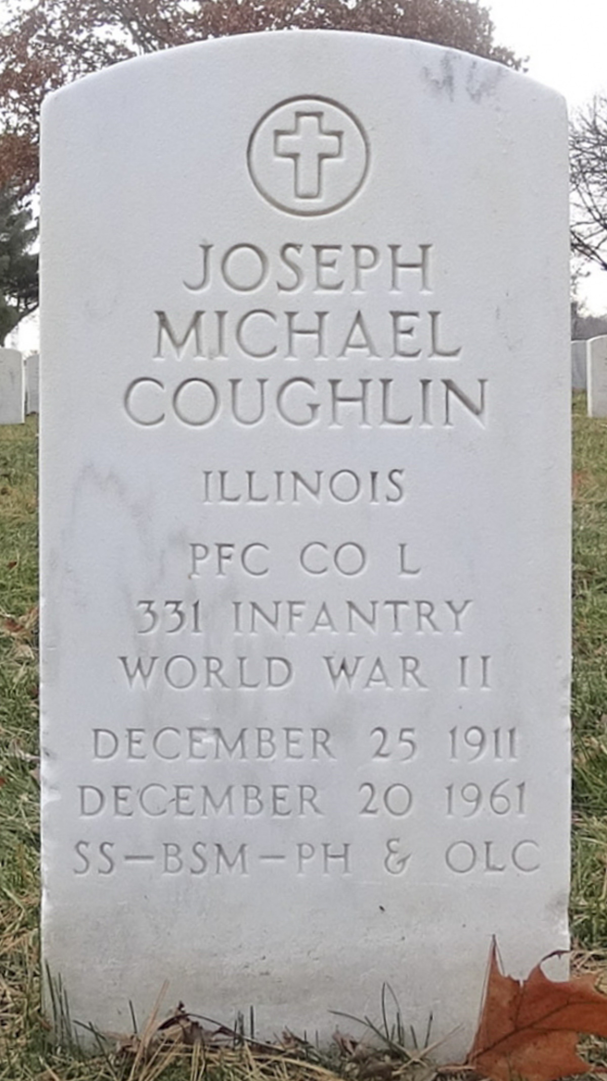 Gravesite marker image for joseph michael coughlin