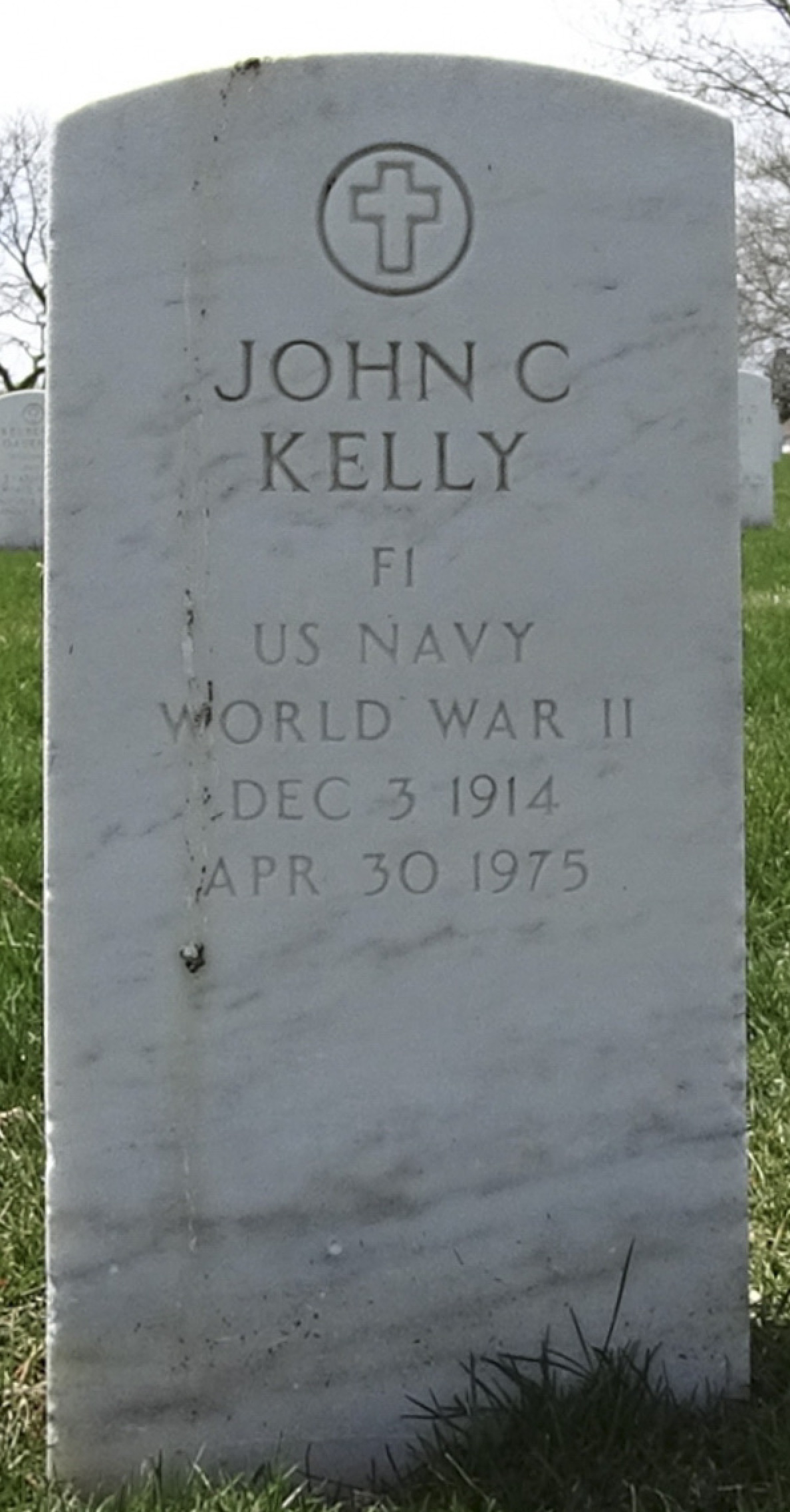 Gravesite marker image for john c kelly