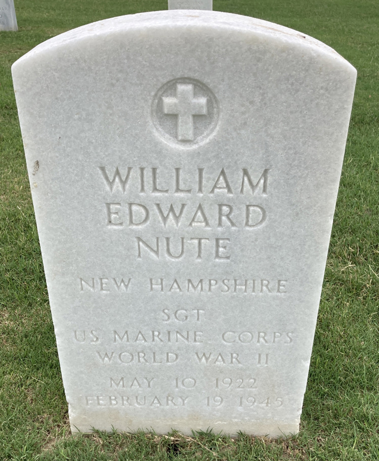 Gravesite marker image for william edward nute