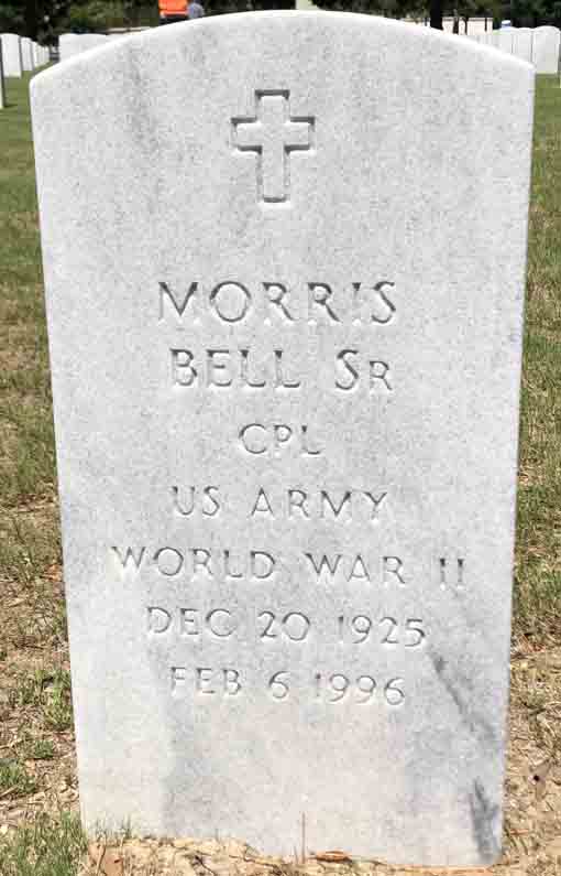 Gravesite marker image for morris bell sr