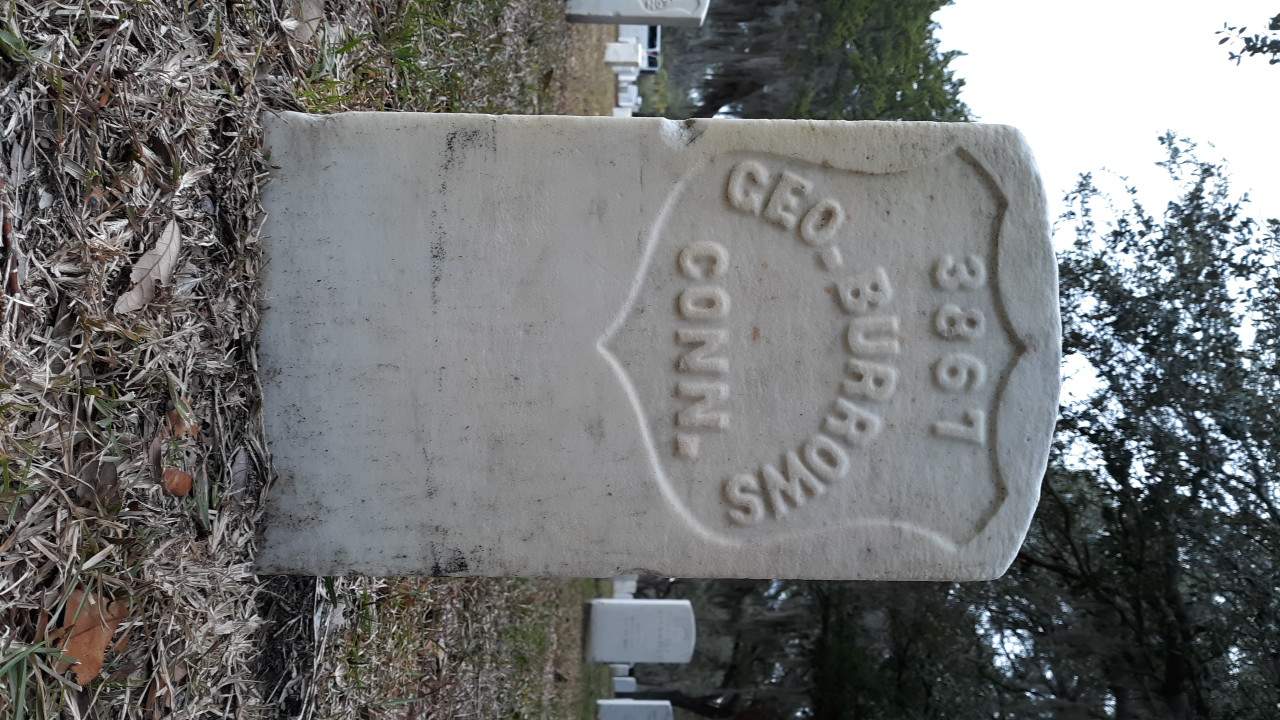 Gravesite marker image for george burrows