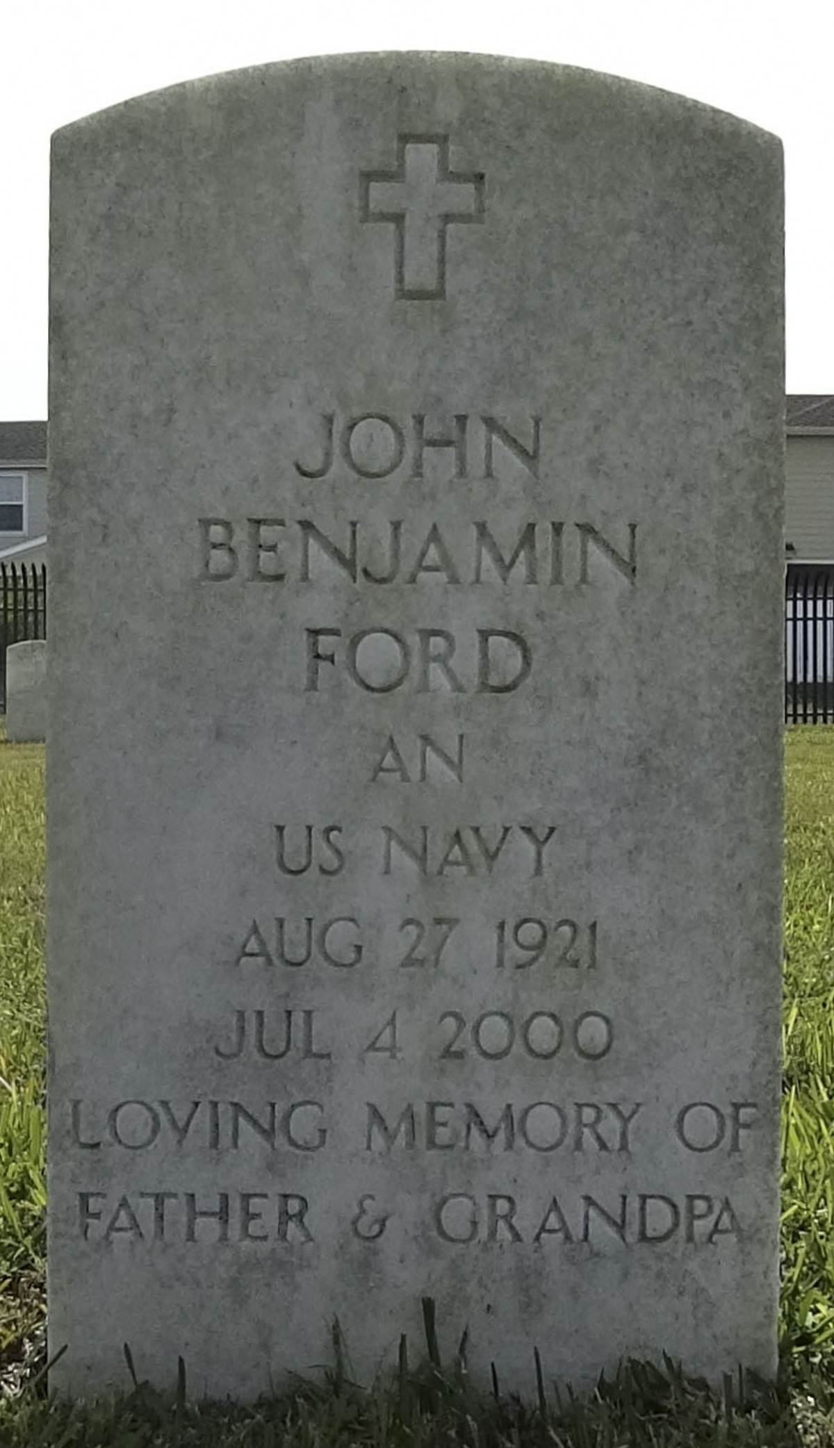 Gravesite marker image for john benjamin ford