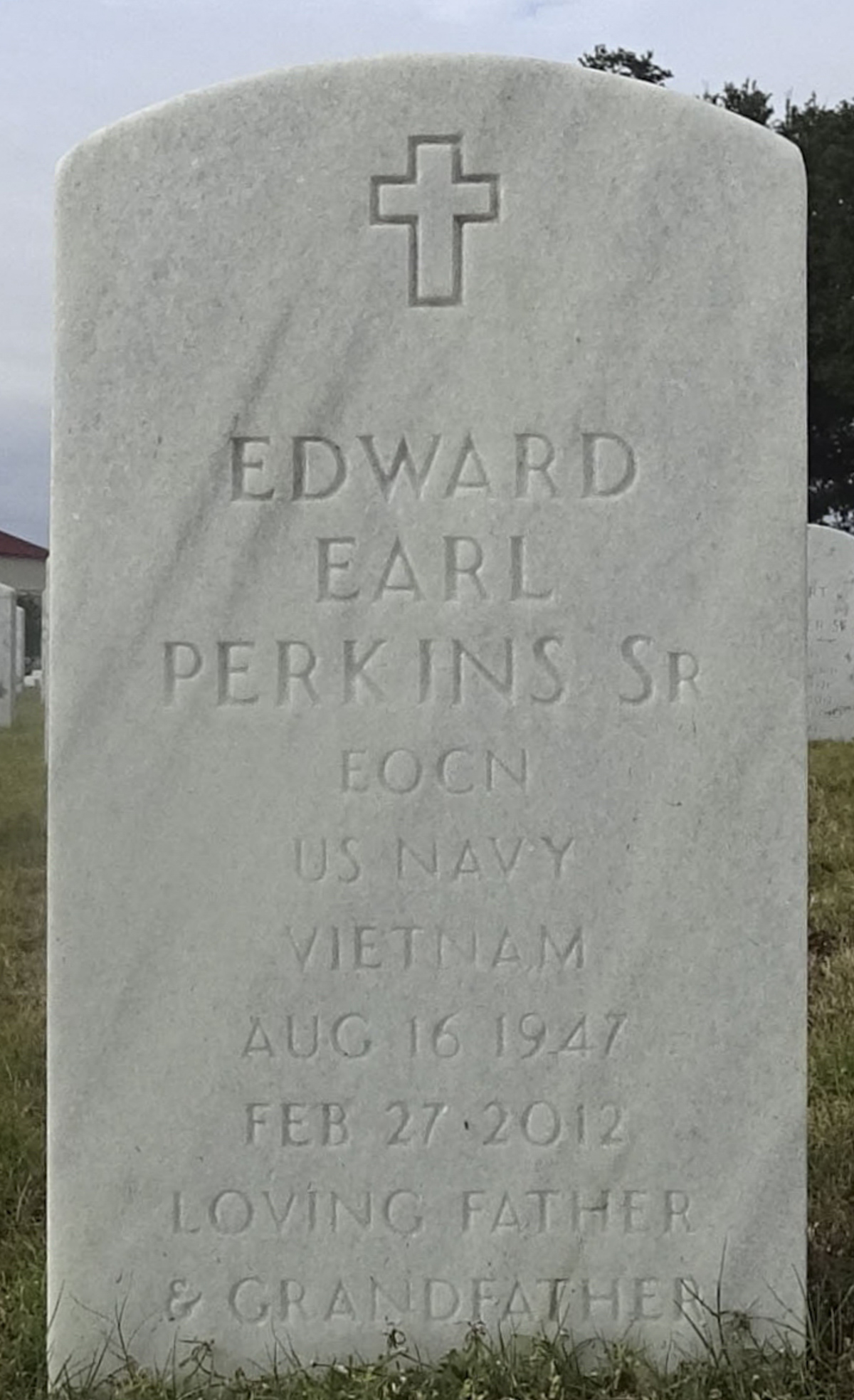 Gravesite marker image for edward earl perkins sr