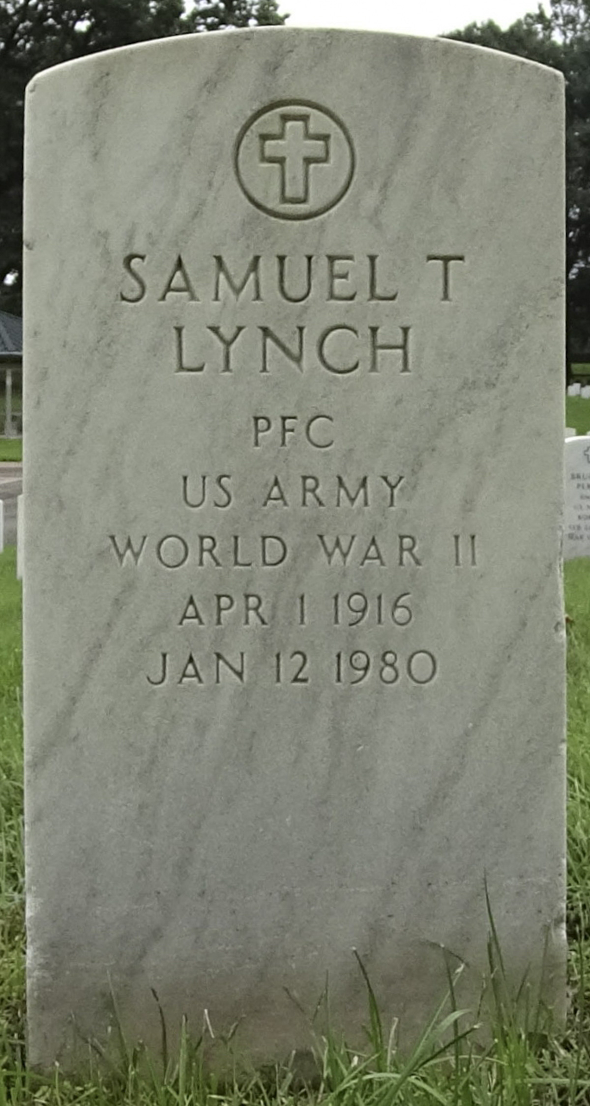 Gravesite marker image for samuel t lynch