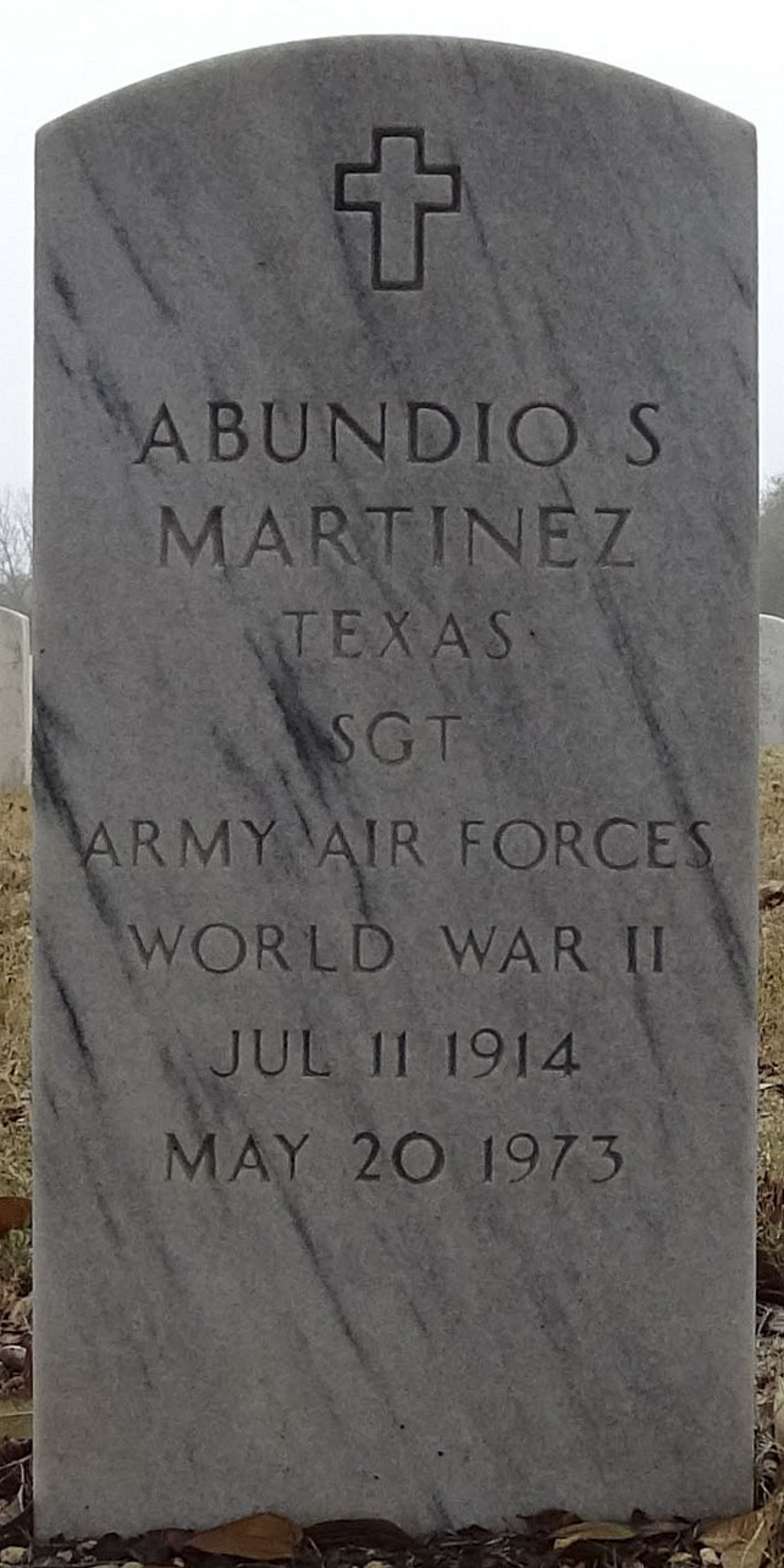 Gravesite marker image for abundio s martinez