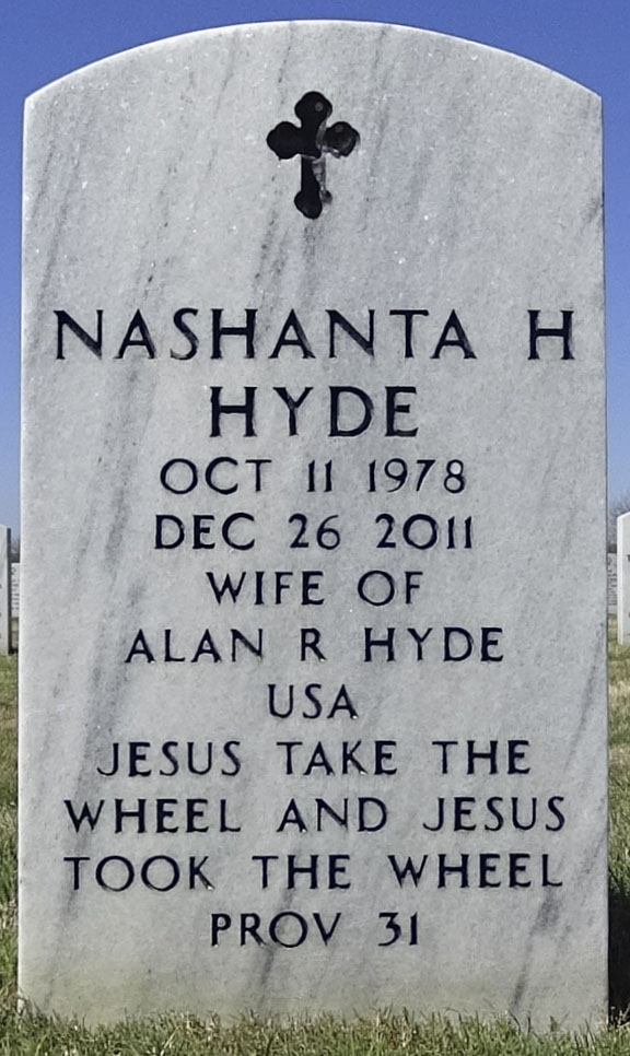 Gravesite marker image for alan russell hyde